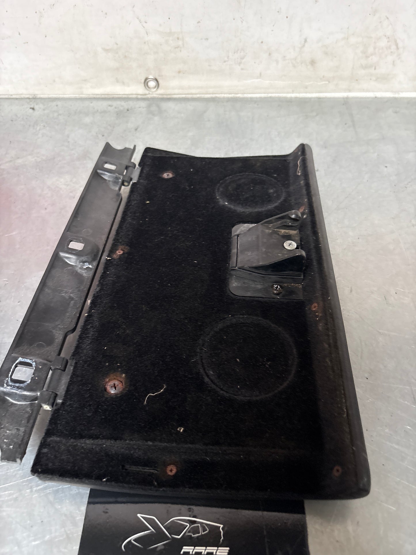 Porsche 944 black glovebox door, used 94455212300