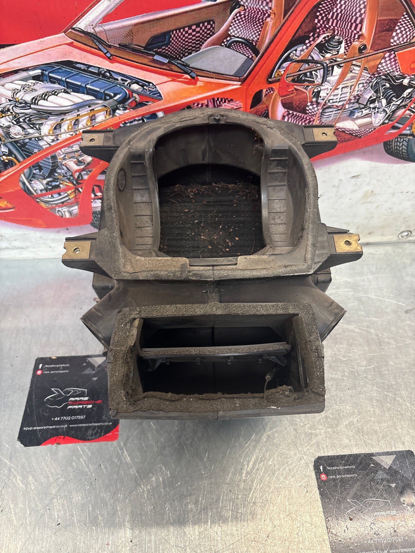 Porsche 924 80-85 944 82-85.5 heater blower fan assembly, complete 321819096 / 321819088 / 321819087 / 321819095 used