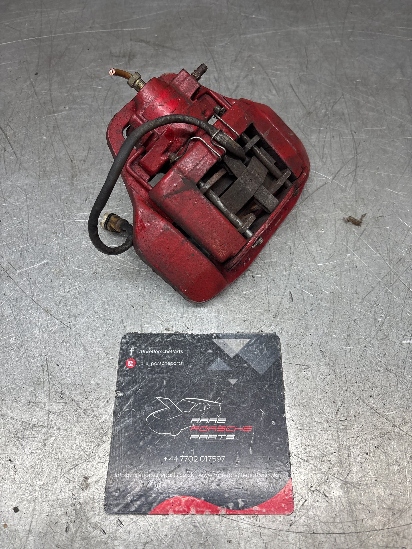 Porsche 924S 924 Turbo 944 Rear right, O/S brake caliper, used, 94435243000