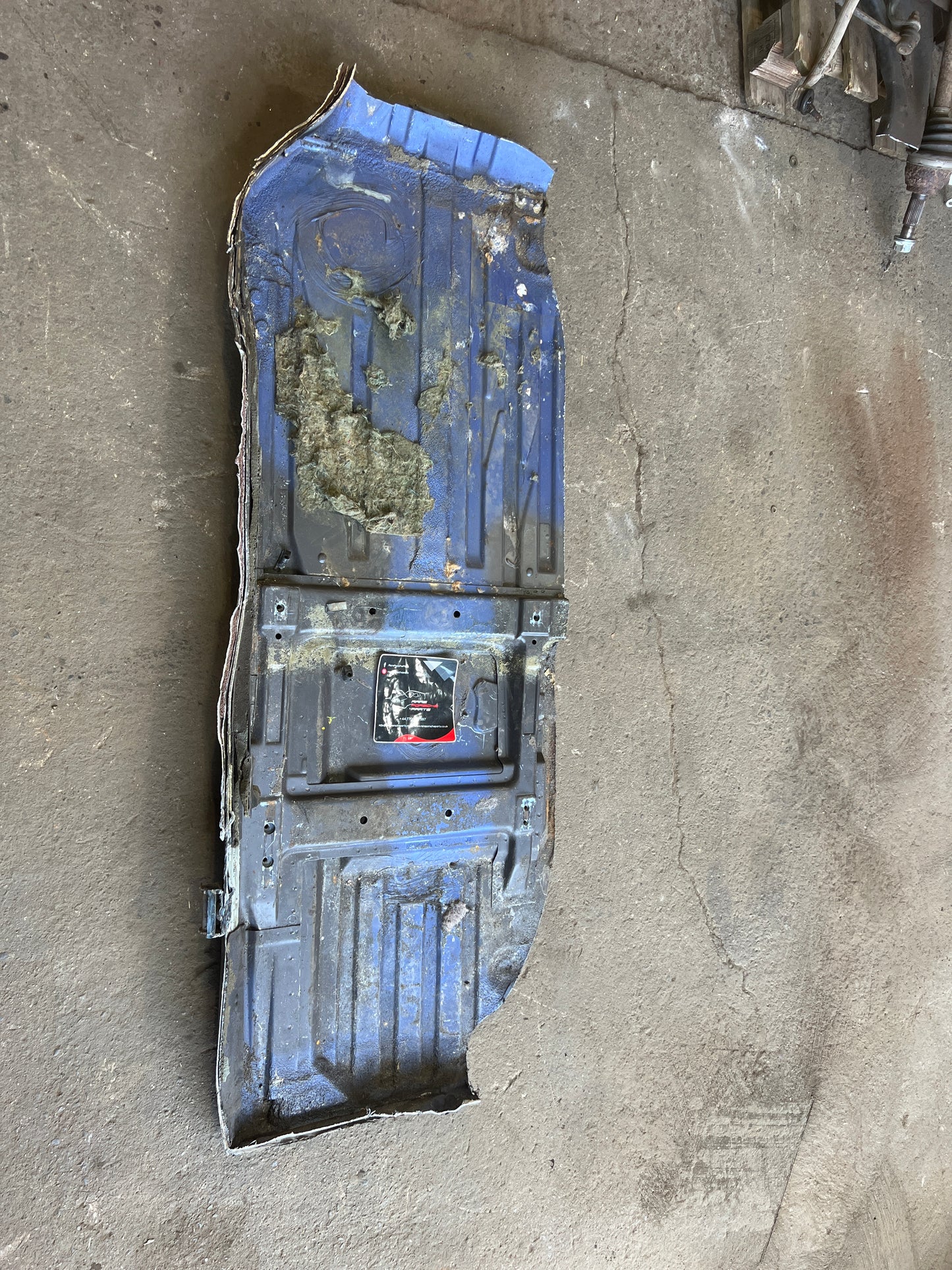 Porsche 944 S2 floor pan left  side 94450150100 spares or repair RHD