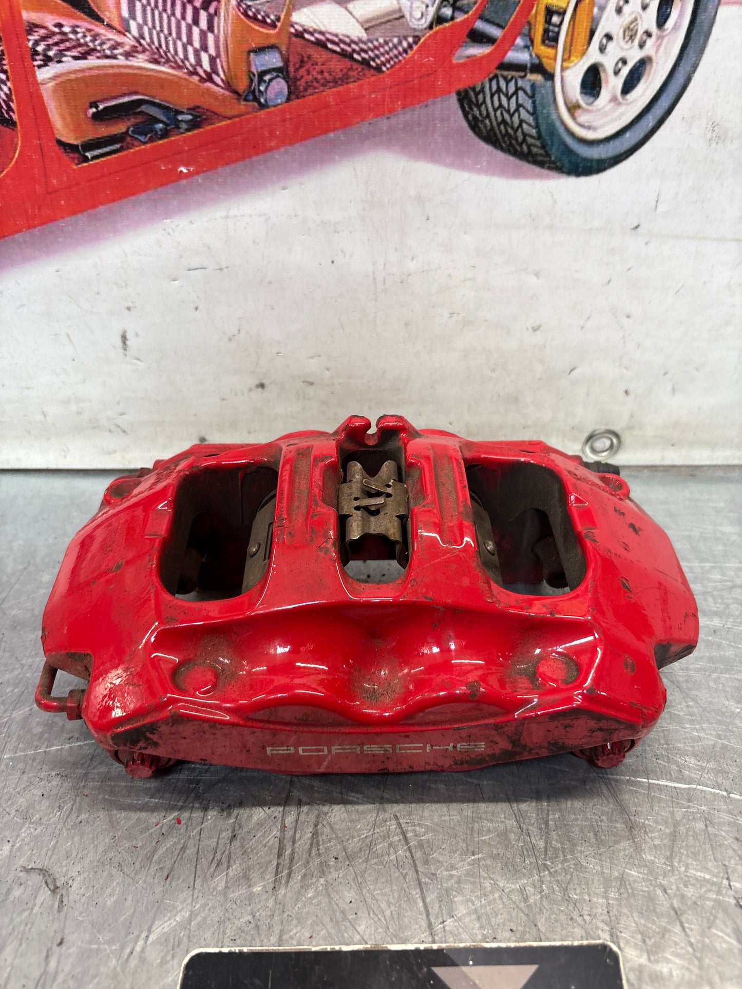 Porsche 911 997 Carrera / 981 Cayman S front right brake caliper, used 997351421/422