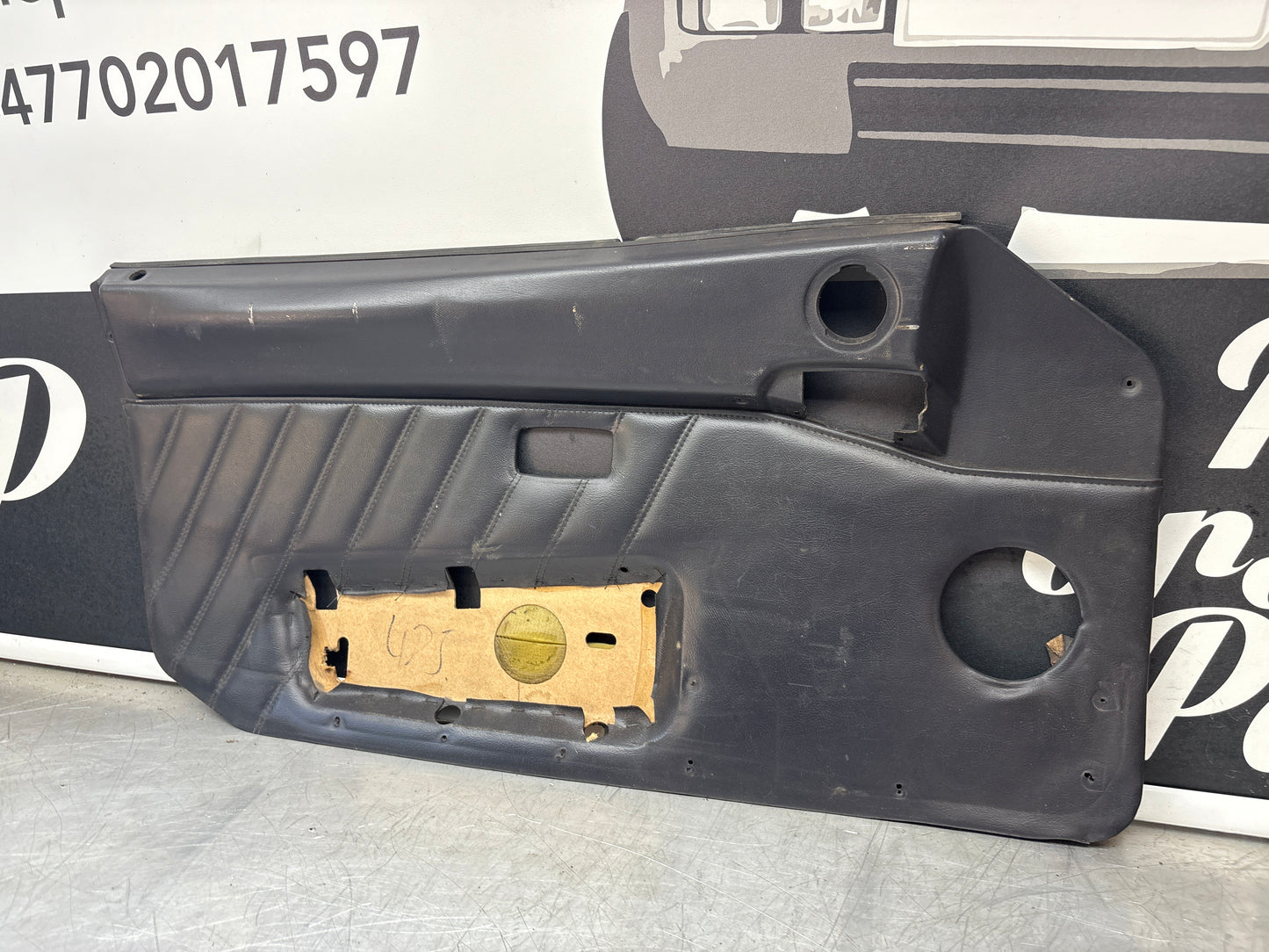 Porsche 968 left door card, used