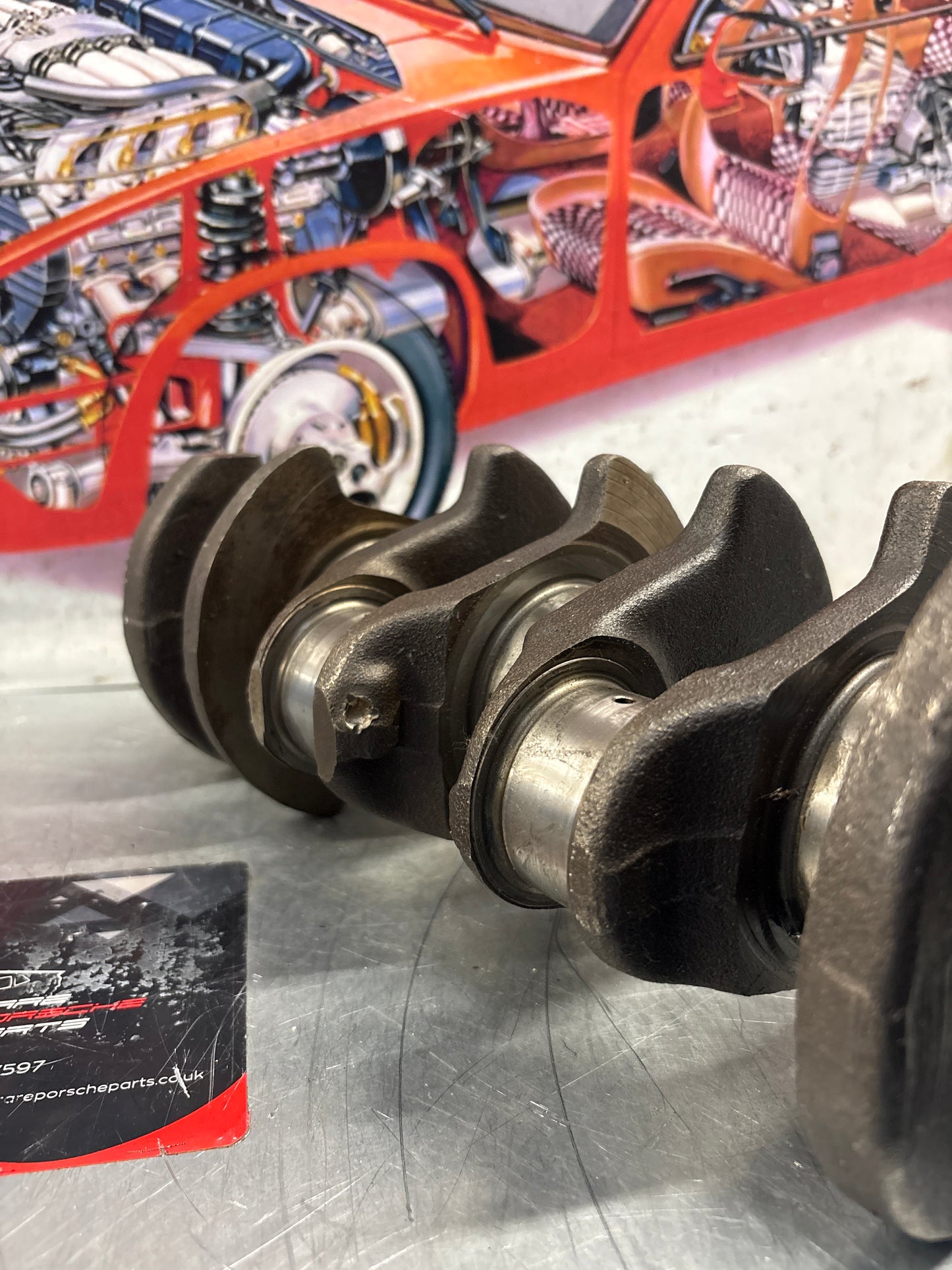 Porsche 924 2.0L used condition crankshaft 046105021A