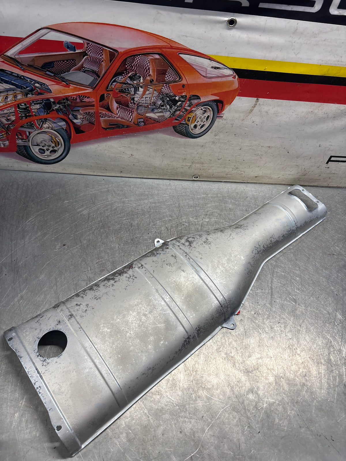 Porsche 928 heat protection plate, 92850449101, refurbished