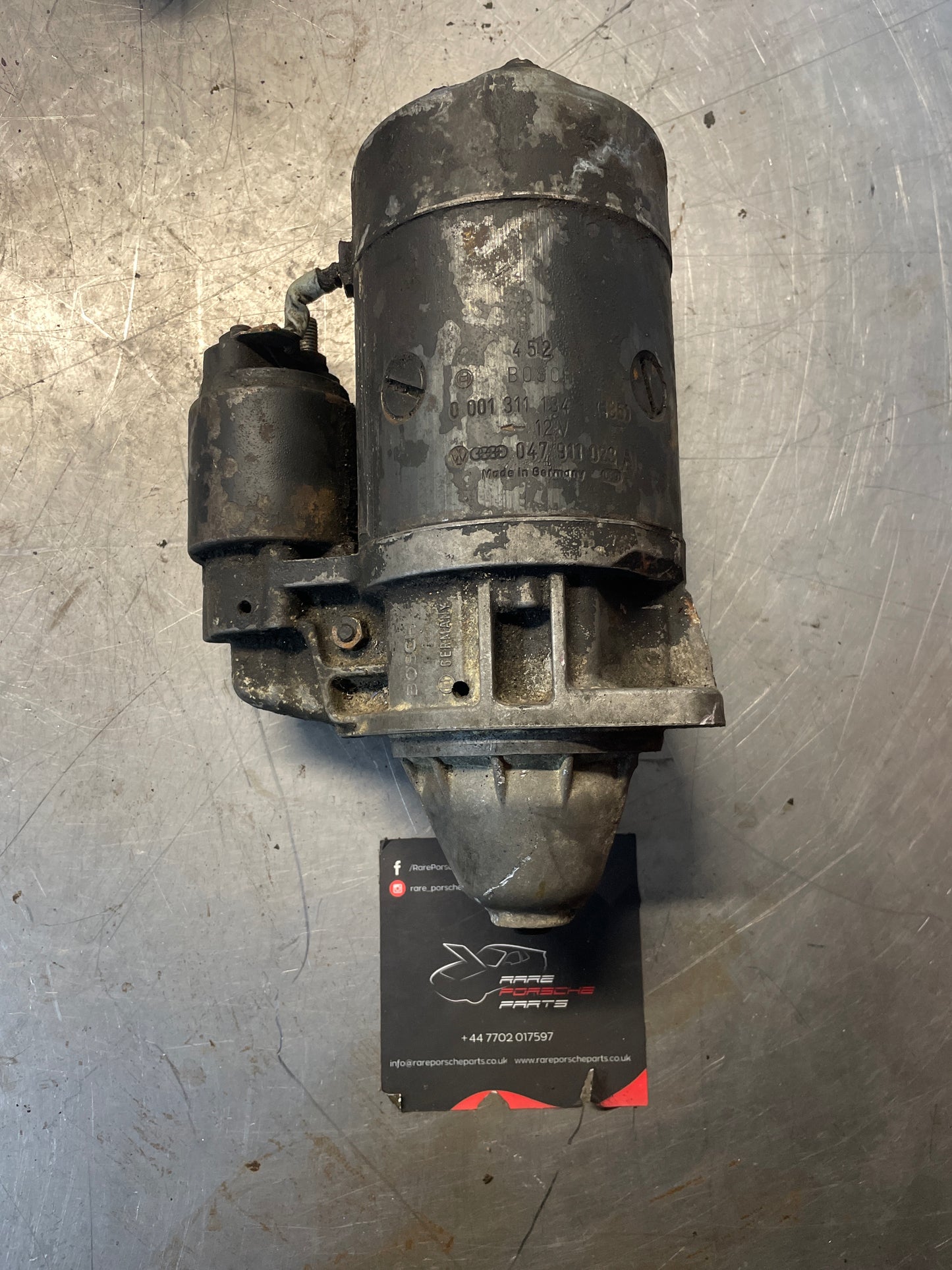 Porsche 924 / 944 starter motor, used 0001311134 / 047911023A