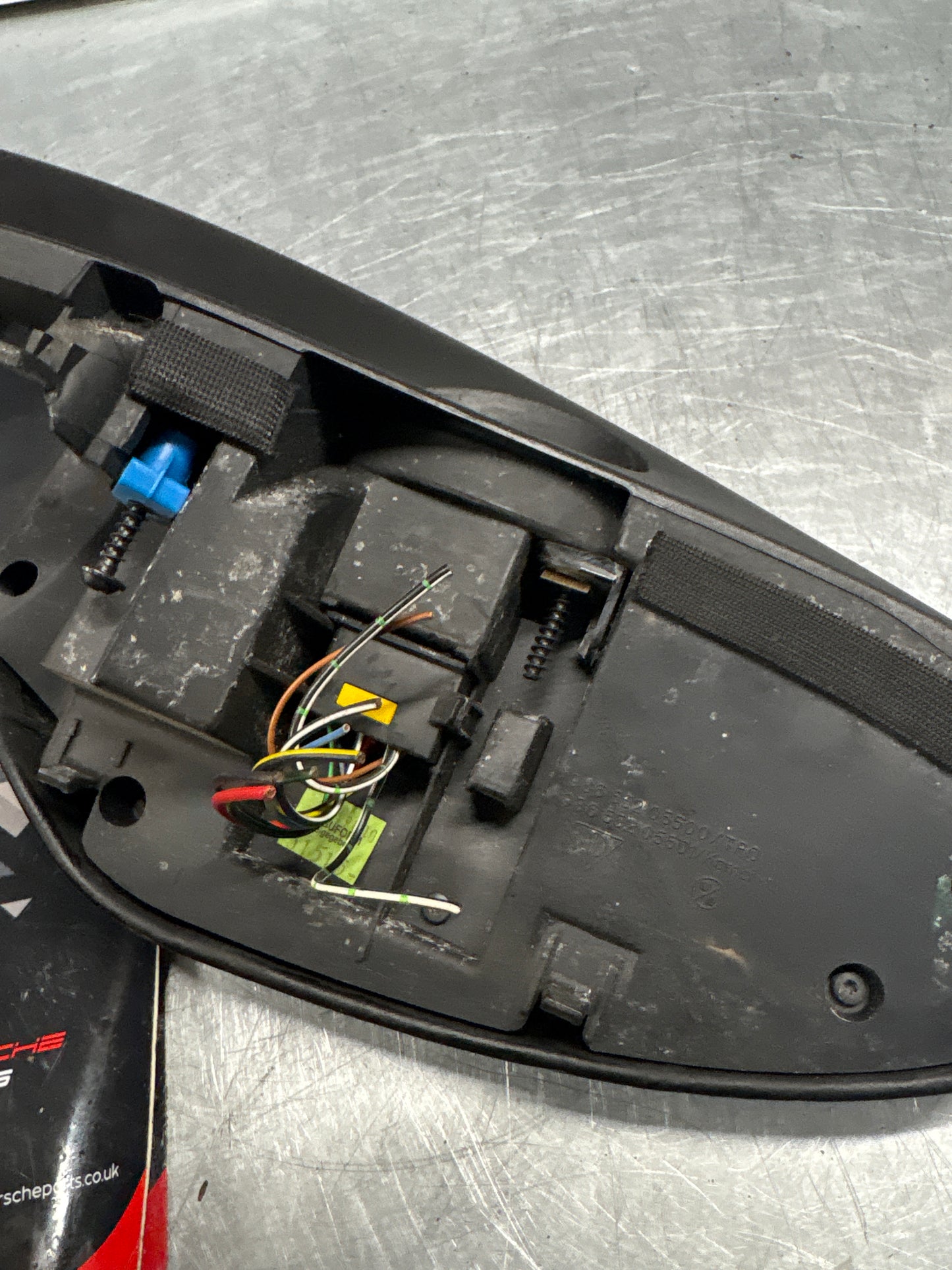 Porsche Boxster 986 dashboard cluster trim,black used 98655205500 / 98655205501