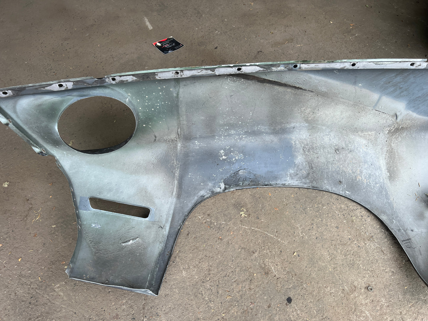 Porsche 928 -87 front right wing, used 92850301202