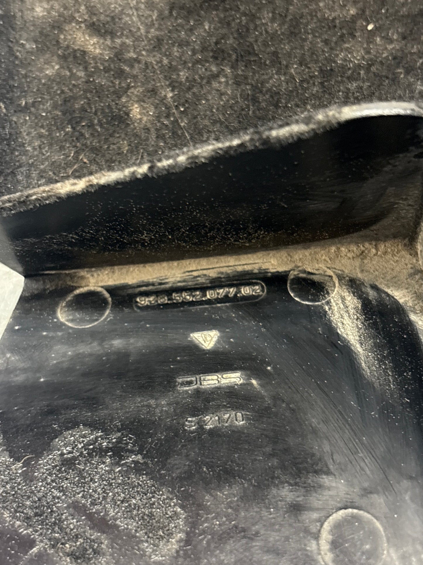 Porsche 928 under glove box shelf, black 92855207702 LHD only, for spares or repair