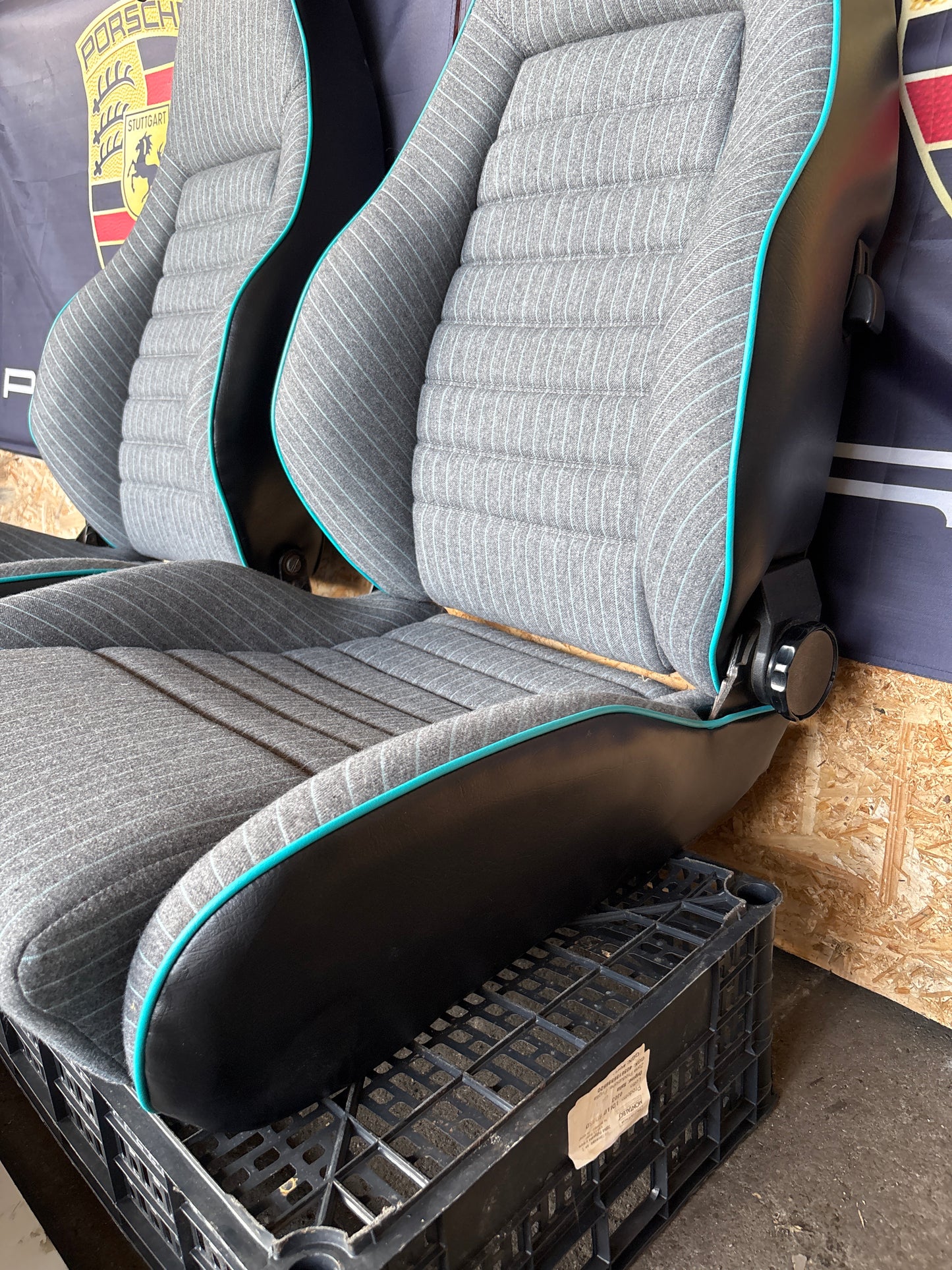 Porsche 924S Le Mans Recaro Sport seats set