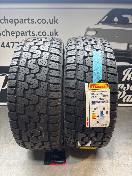 2x Pirelli Scorpion All Terrain plus 245/45 R19 XL new tyres