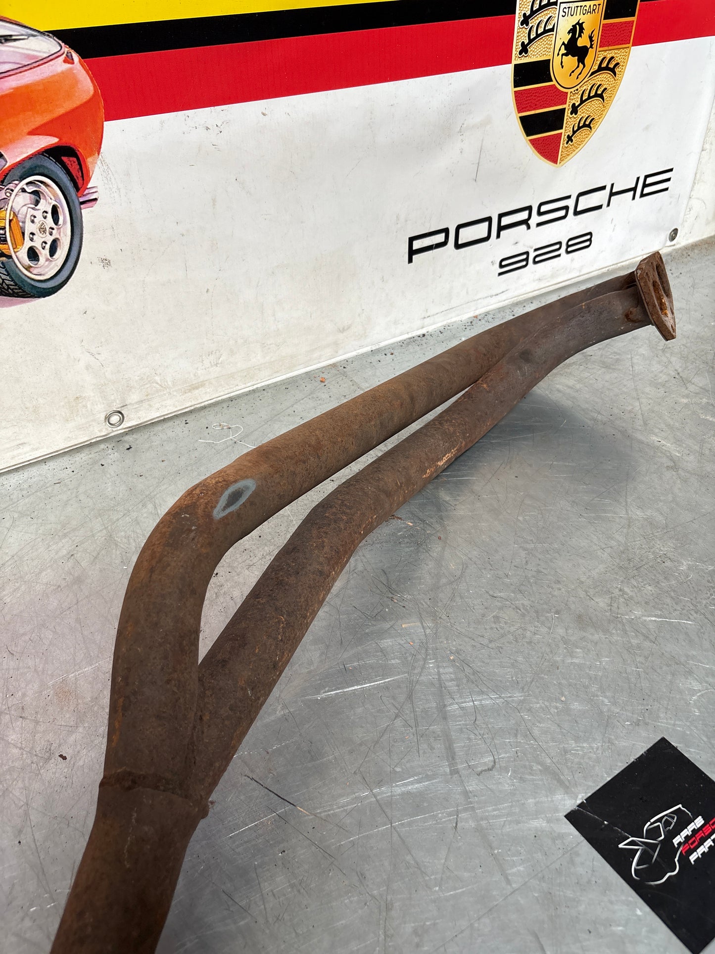 Porsche 924 exhaust pipe, used LHD only! 477253101H