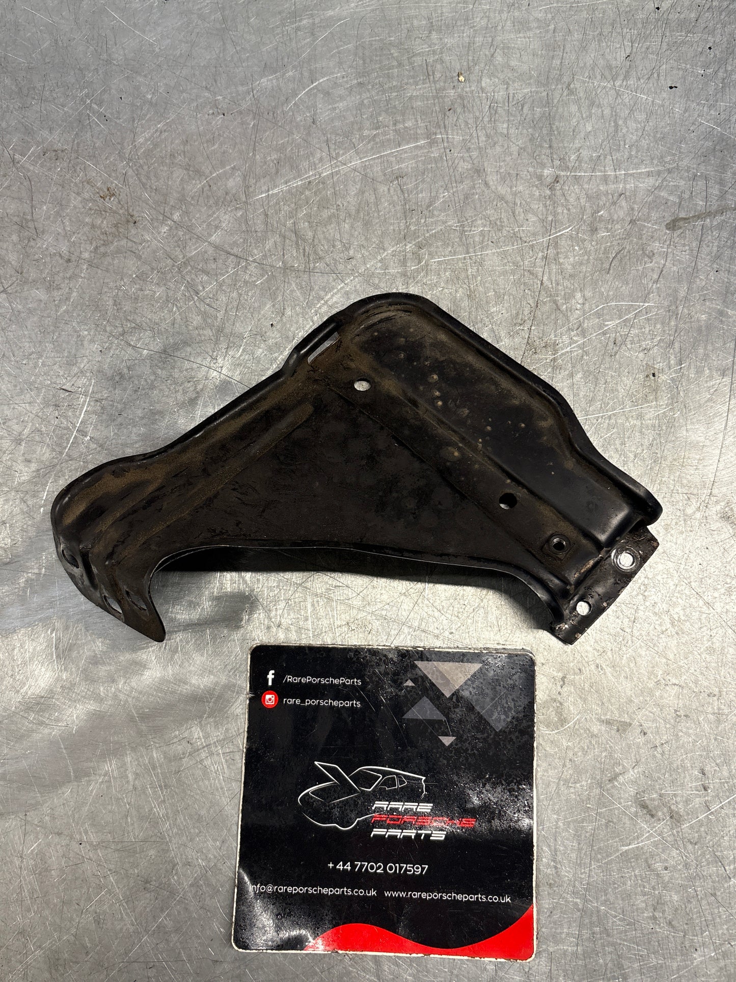 Porsche 924 coolant expansion tank bracket, used 477121413B