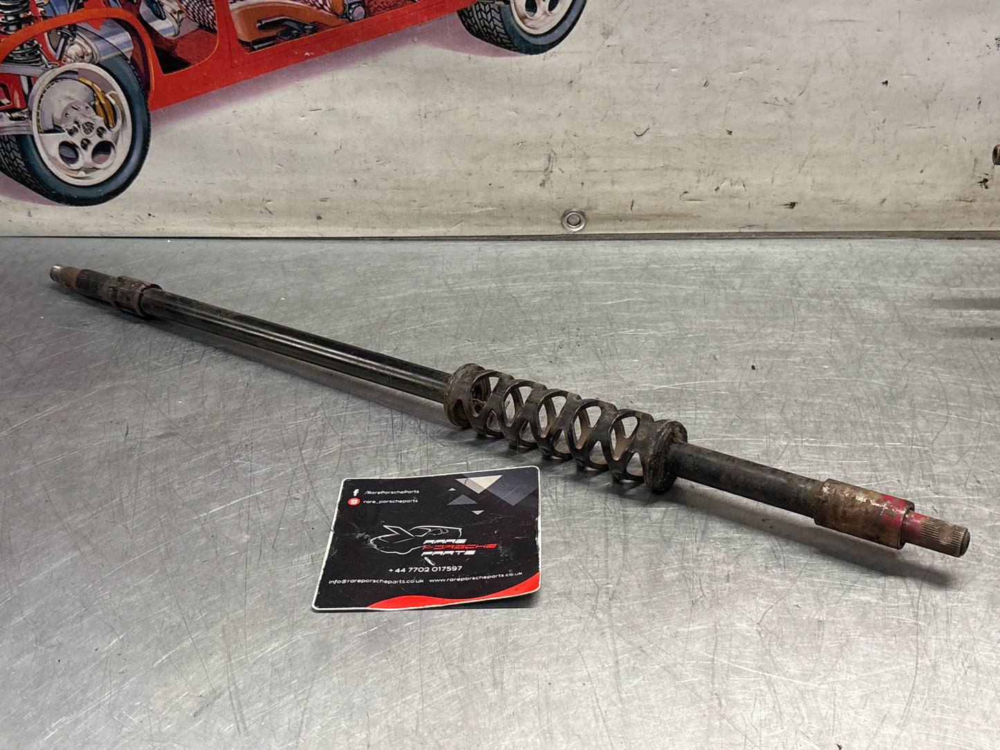 Porsche 924 / 924S / 944 LHD steering coloumn shaft, used 94434701904