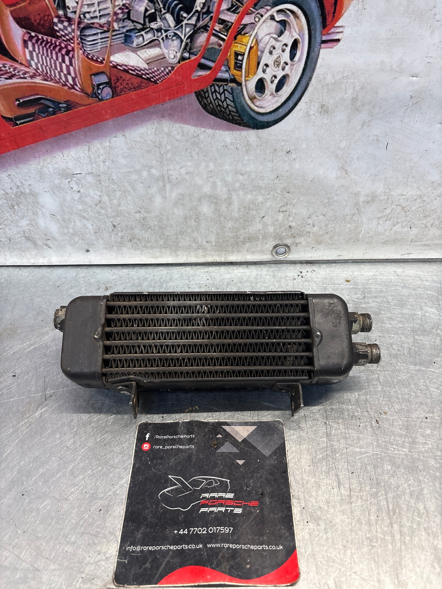 Porsche 928 transmission oil cooler, used 92830702900