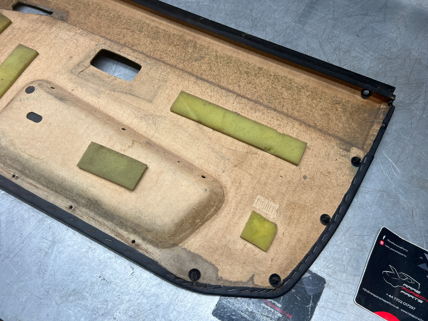 Porsche 944 left black door card for late cars from 85.5 944555017