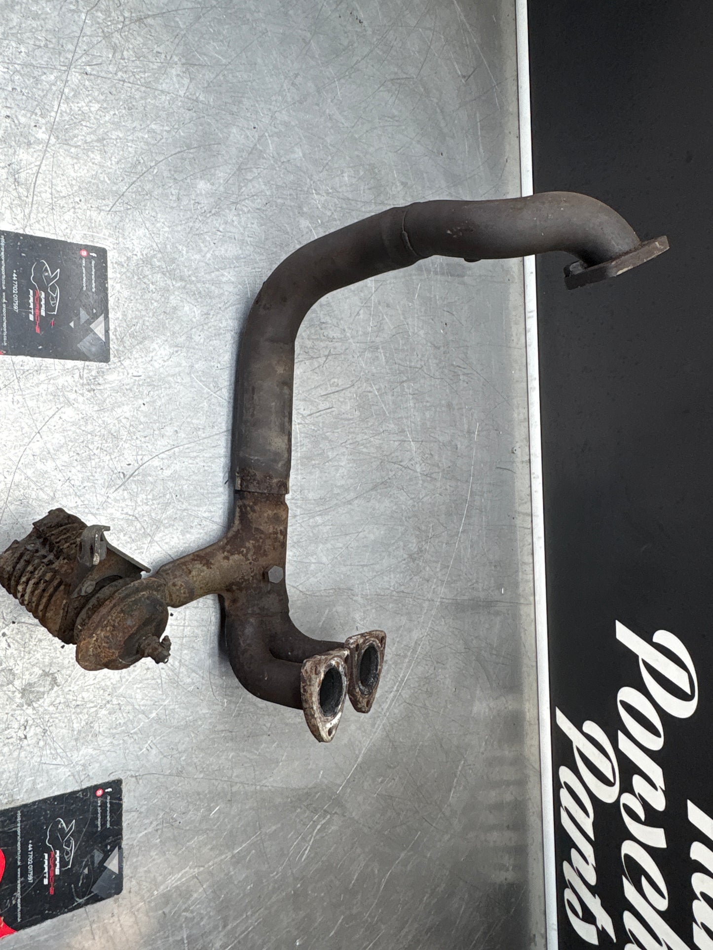 Porsche 944 Turbo exhaust cross over pipe 95111109615, used