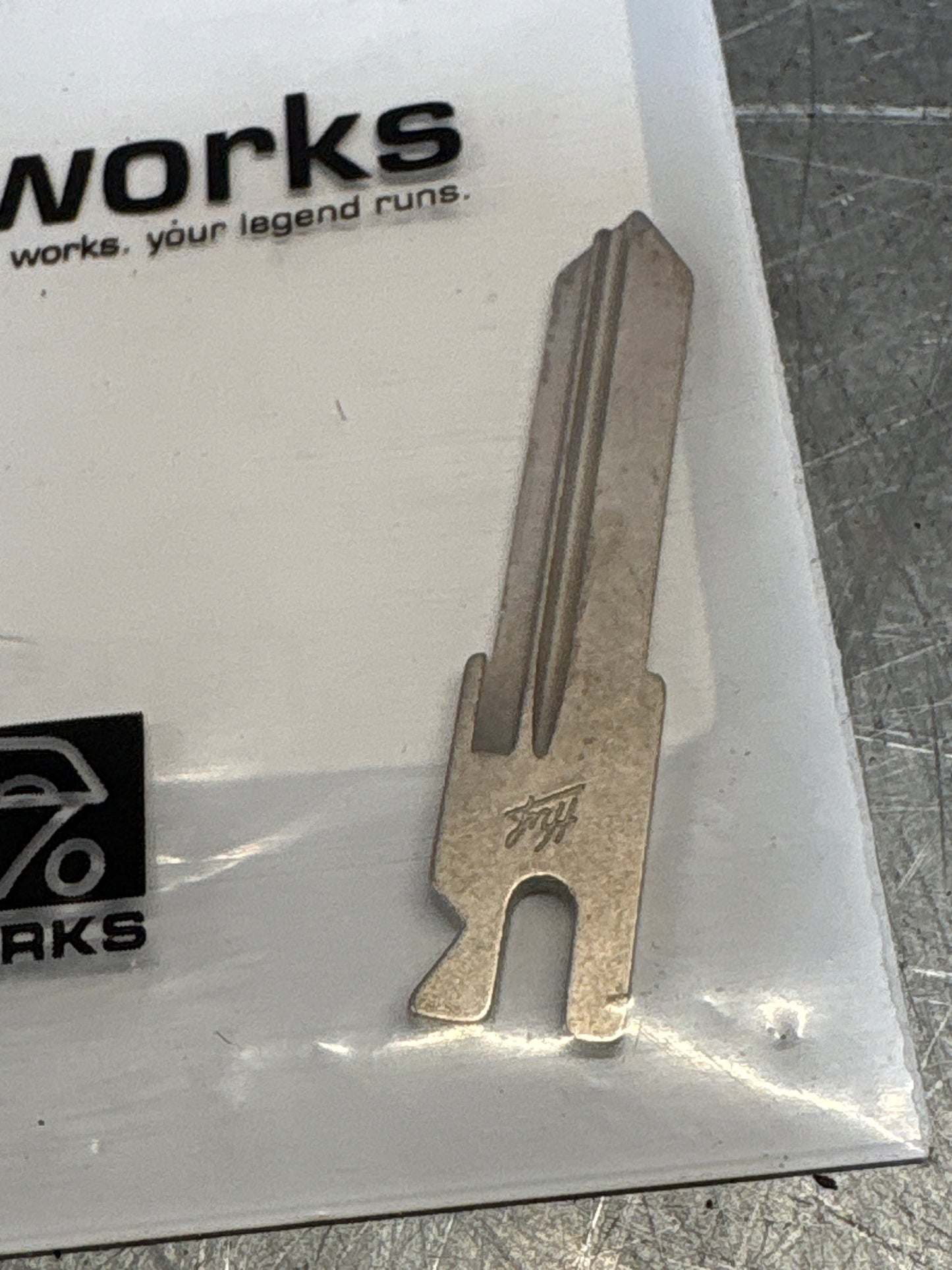 Porsche 924S / 944 / 968 blank key, used 94453833100