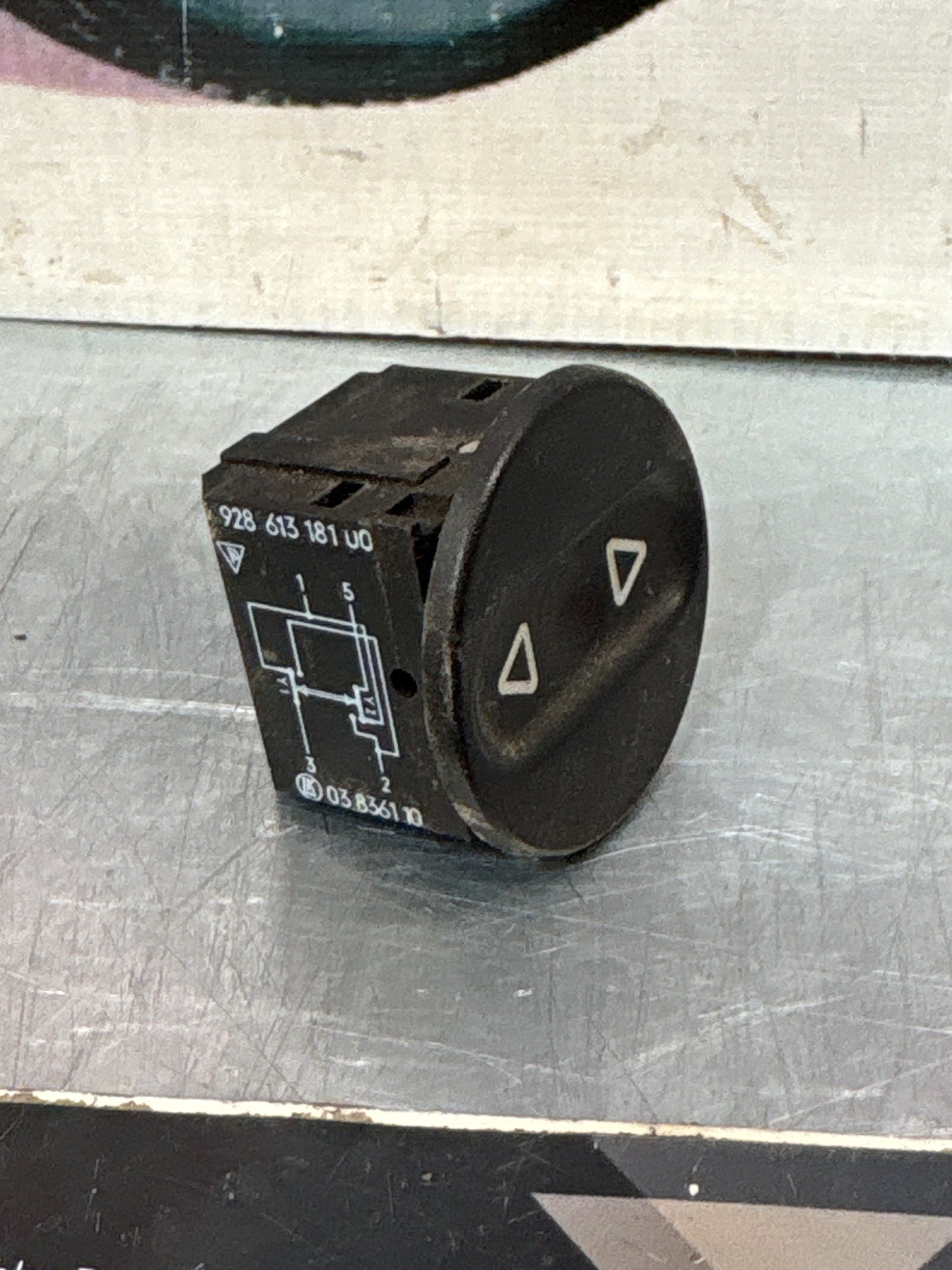 Porsche Switch seat adjustment for 911/928/944/968/964/993 92861318100, for spares or repair