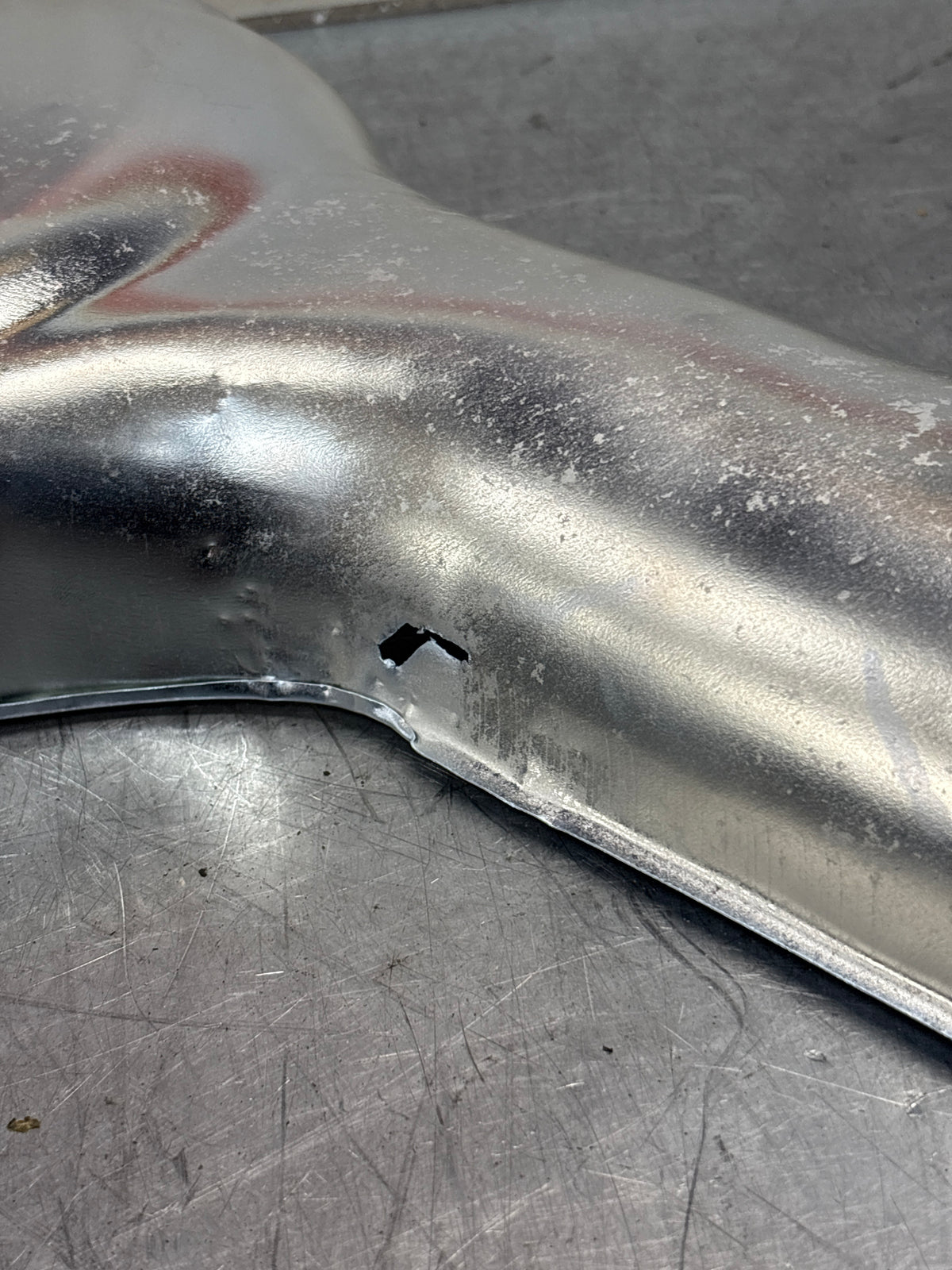 Porsche 928 S / S4 rear heat shield protection plate, refurbished 92850493204