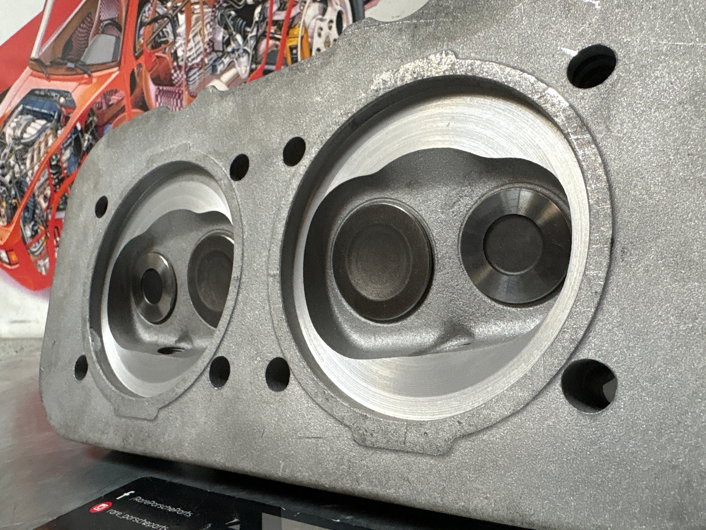 Porsche 914 1.7 Cylinder head, refurbished 021101371J