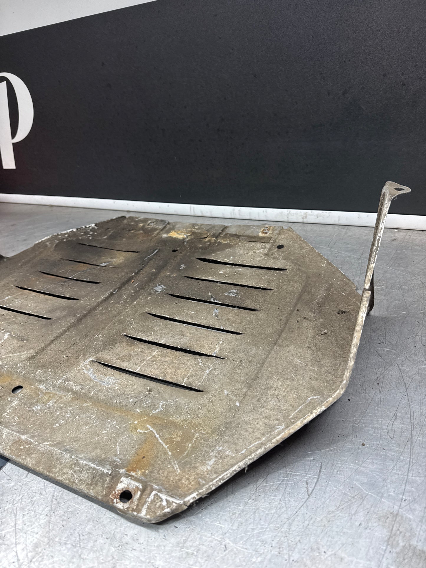 Porsche 944 engine tray / belly pan / undertray used. Aluminium. 94434116103