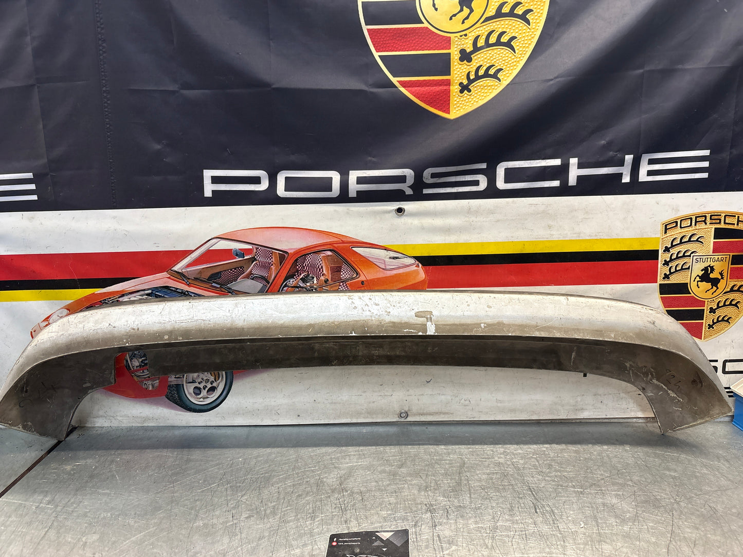 Porsche 924/924S rear bumper, used 477807313