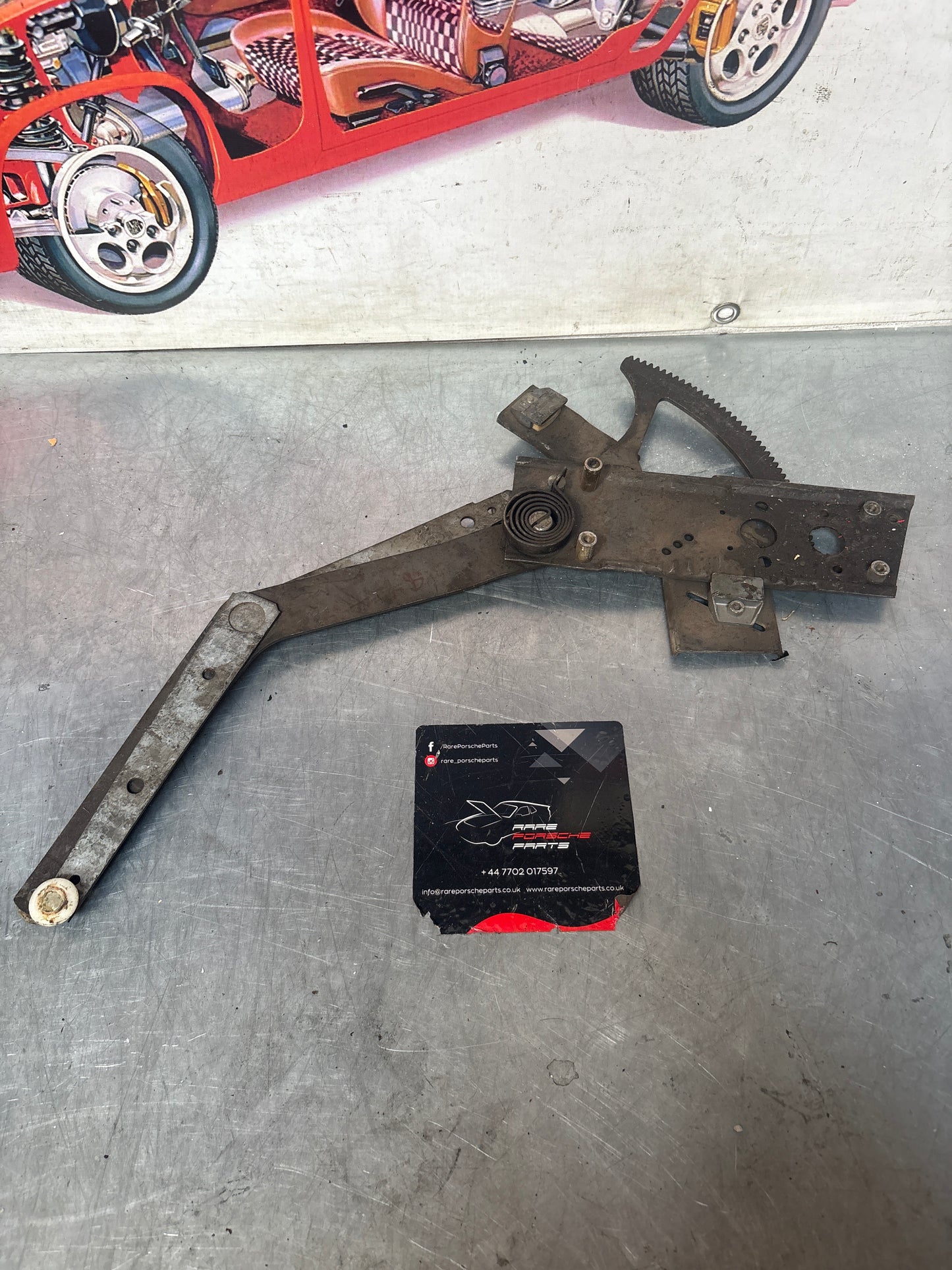 Porsche 911 930 Right Window Regulator, used 91179954202