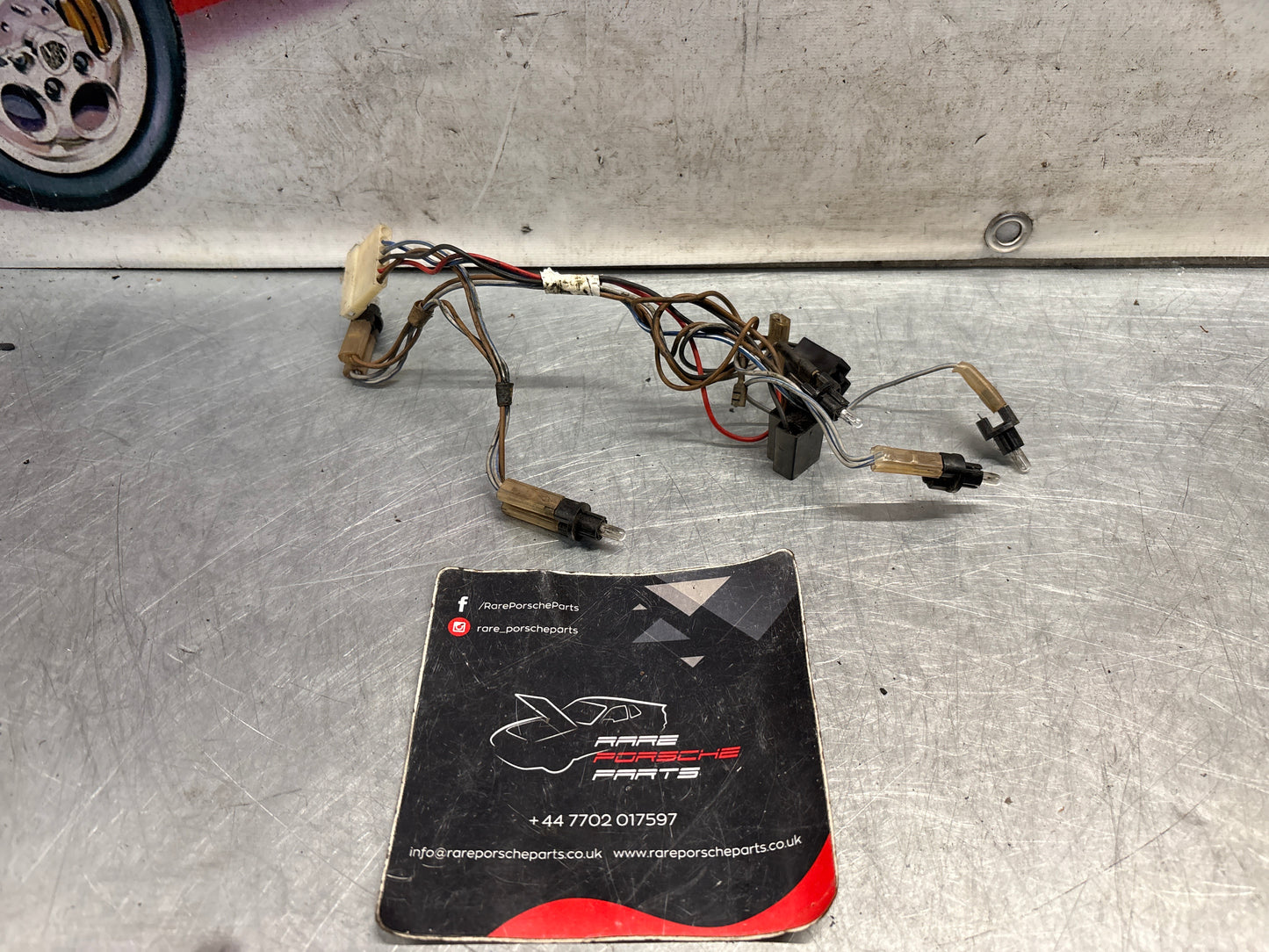 Porsche 924 76-79 instrument wiring harness, used 477971051