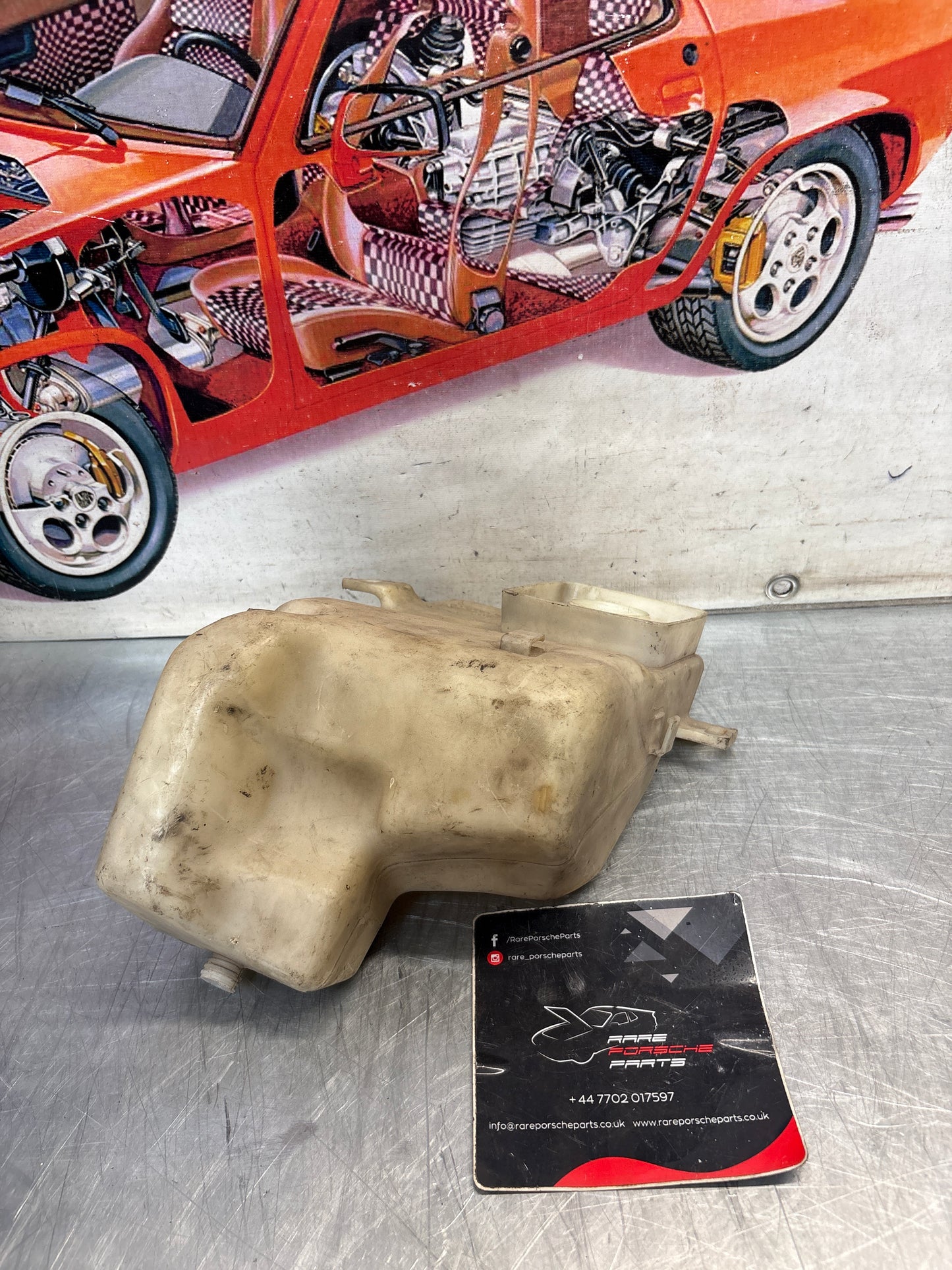 Porsche 944 Turbo/S2 Serbatoio liquido lavacristallo senza impianto lavafari, usato 944 628 060 00