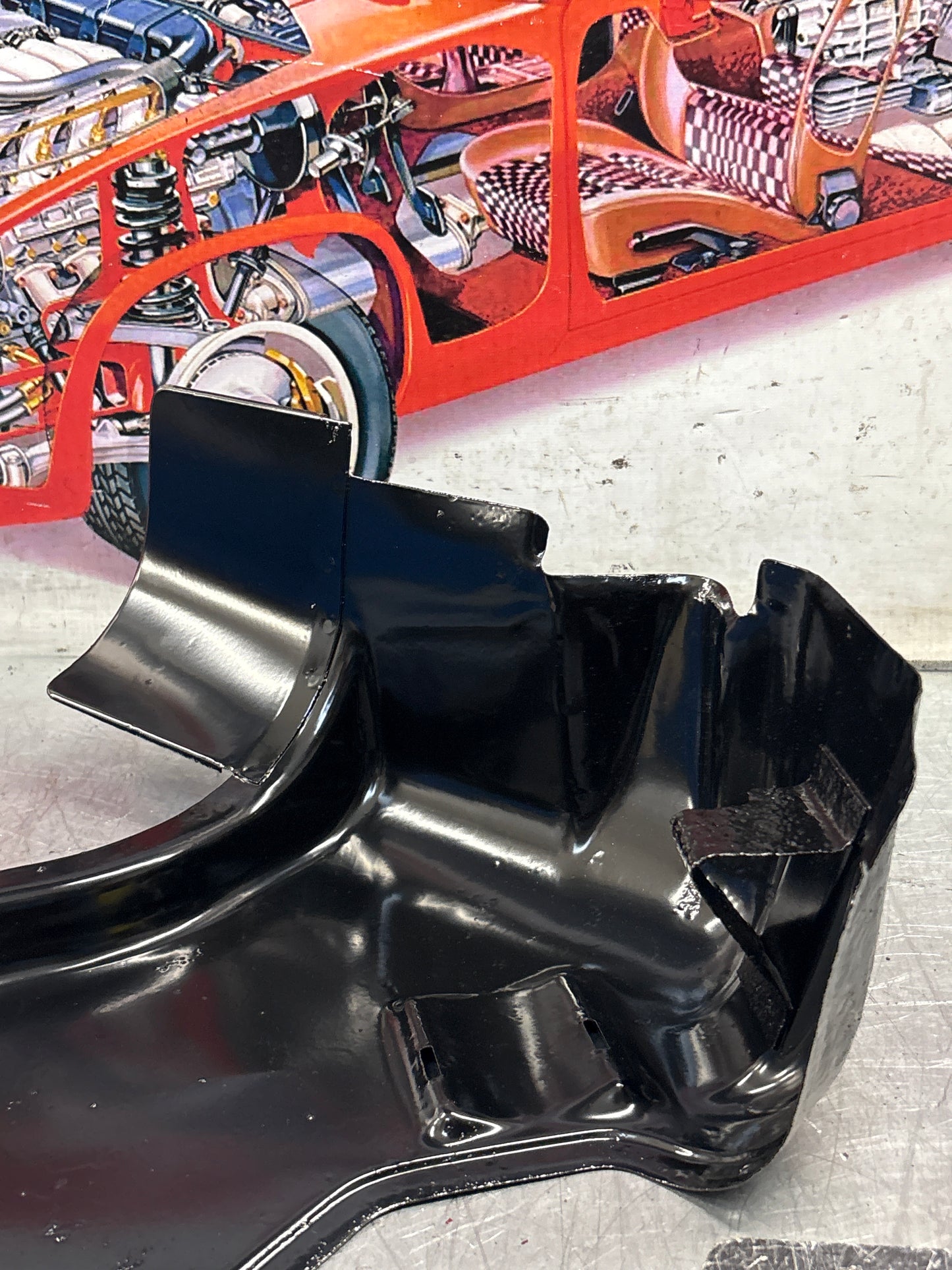 Porsche 944 85.5- fuel pump cover plate,refurbished  94420133100