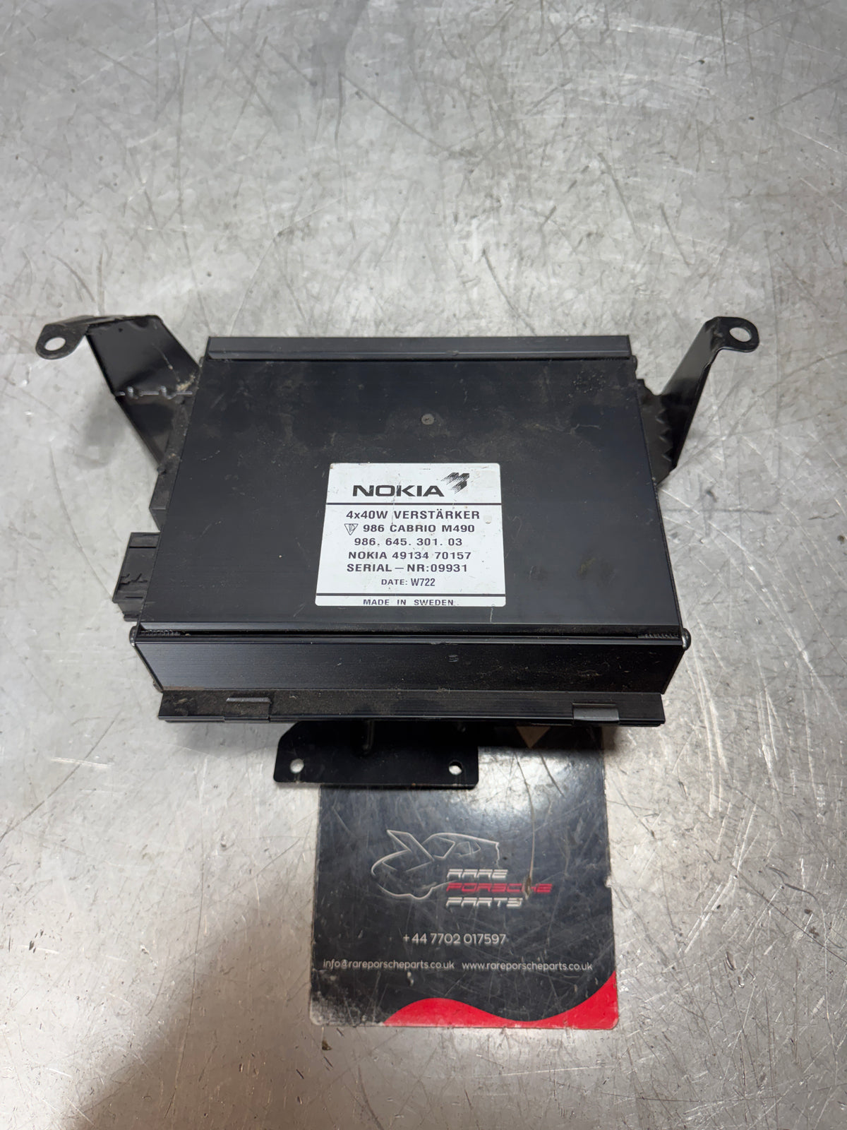 Porsche Boxster 986 1998 Sound amplifier 98664530103 - Used