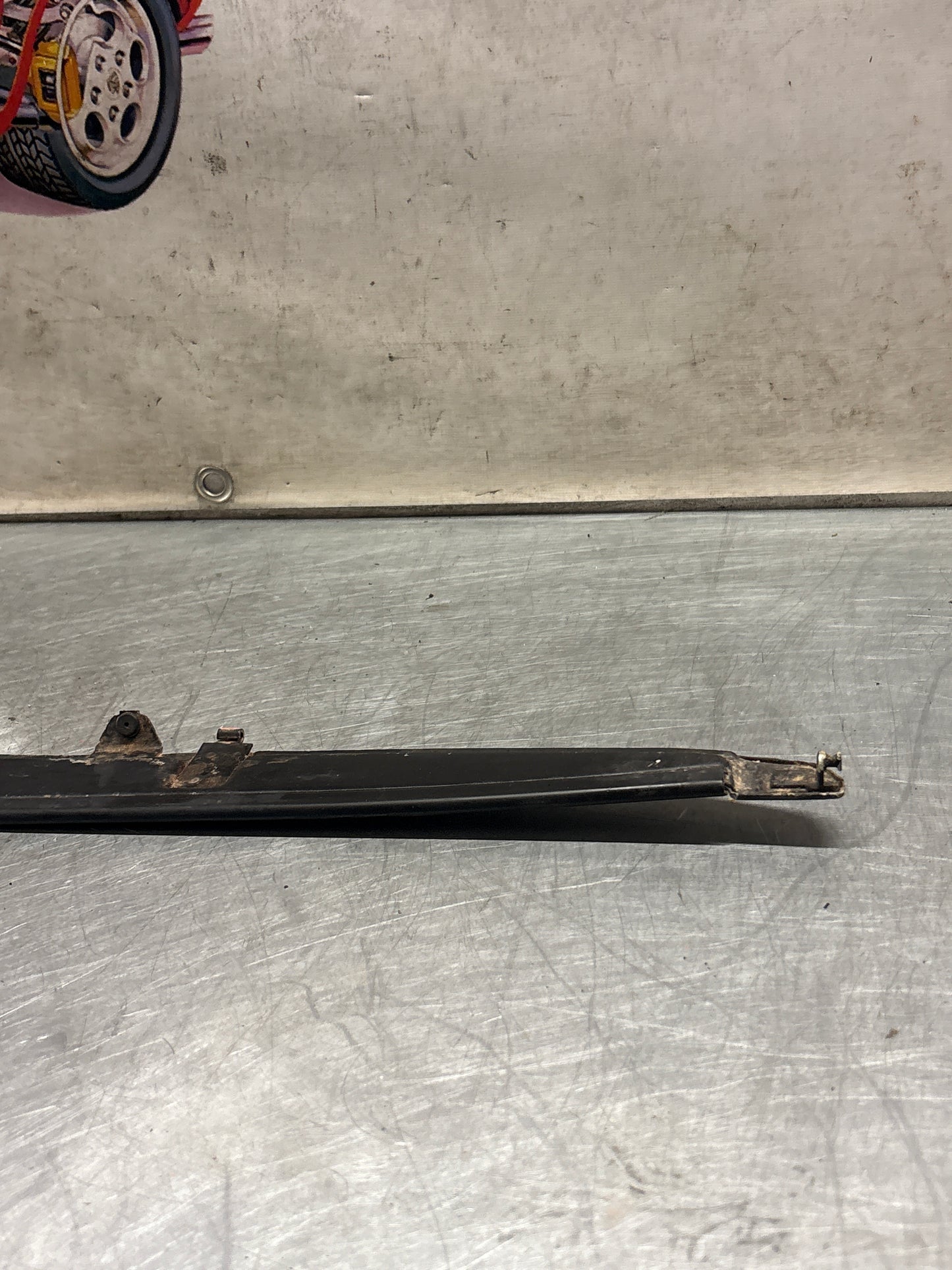 Porsche 928 wind deflector plate, used  9285640230370K
