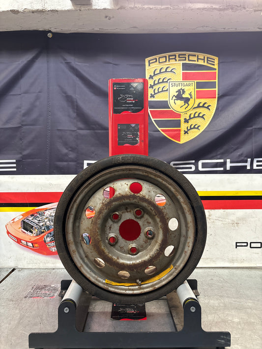 Porsche 928S/S4 spare wheel with tyre, used 92836101803