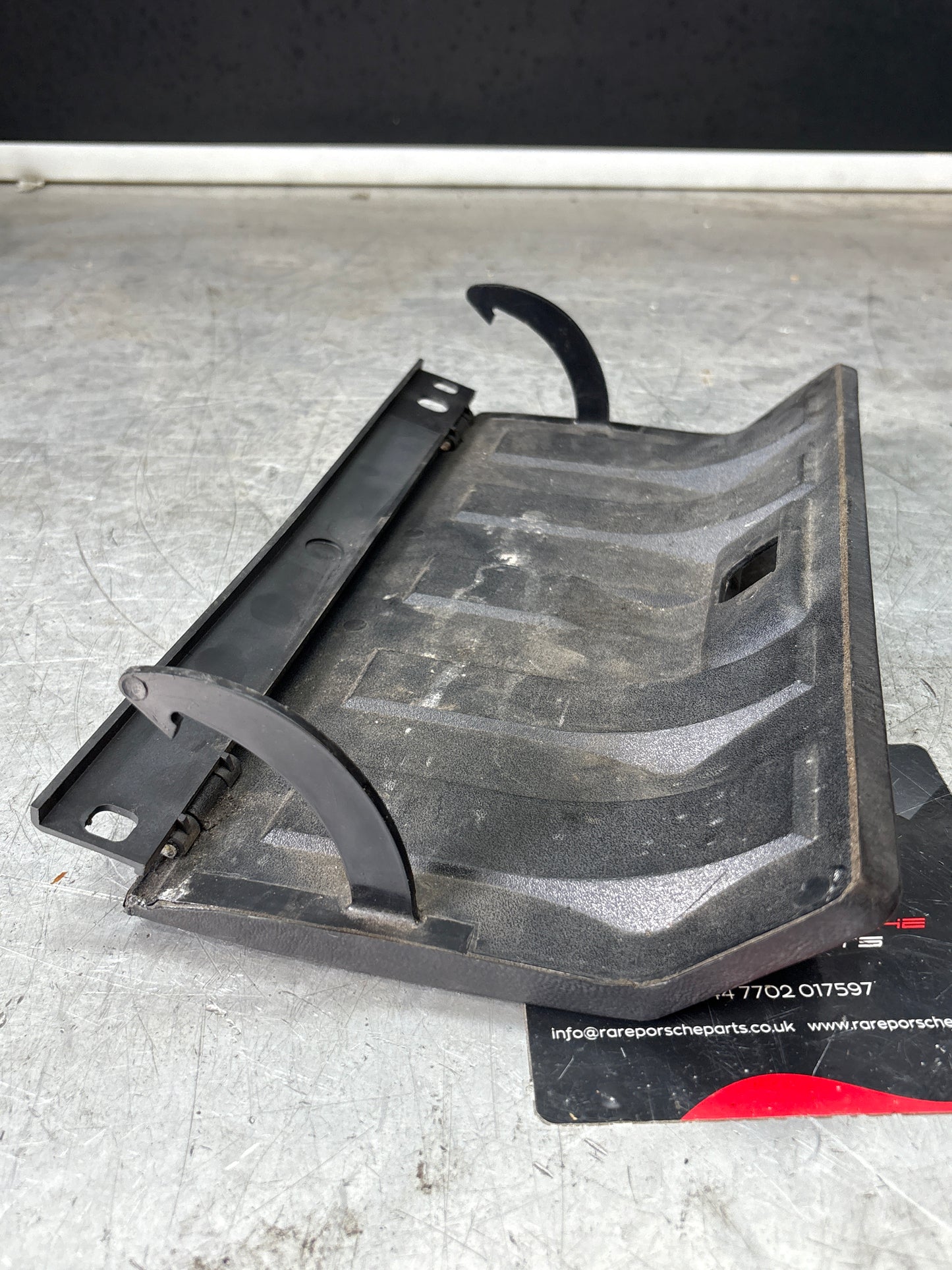 Porsche 924 944 Black glovebox lid, used 477857123