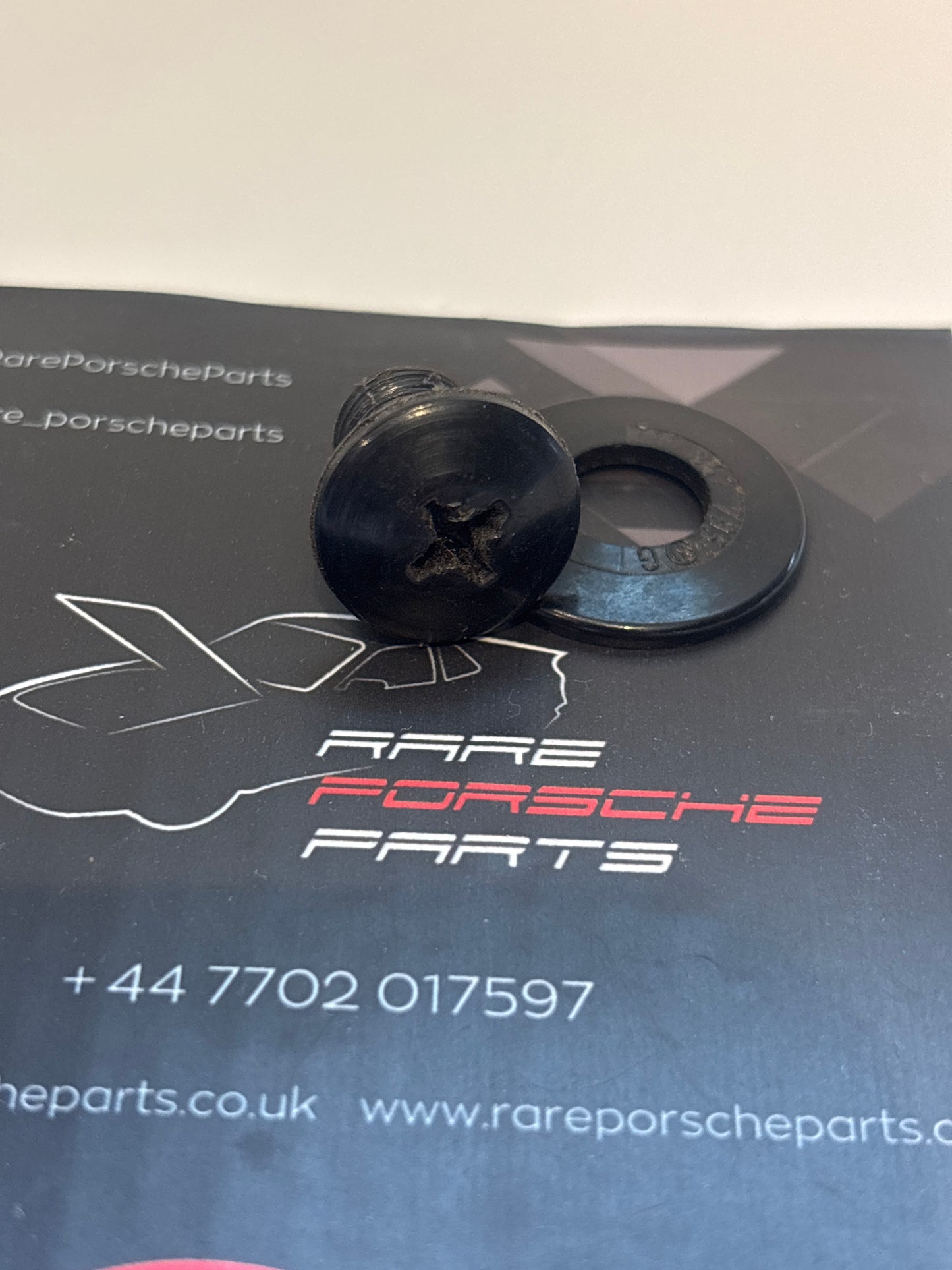 Porsche 924 944 seatbelt plastic bolt, plug 211857785A