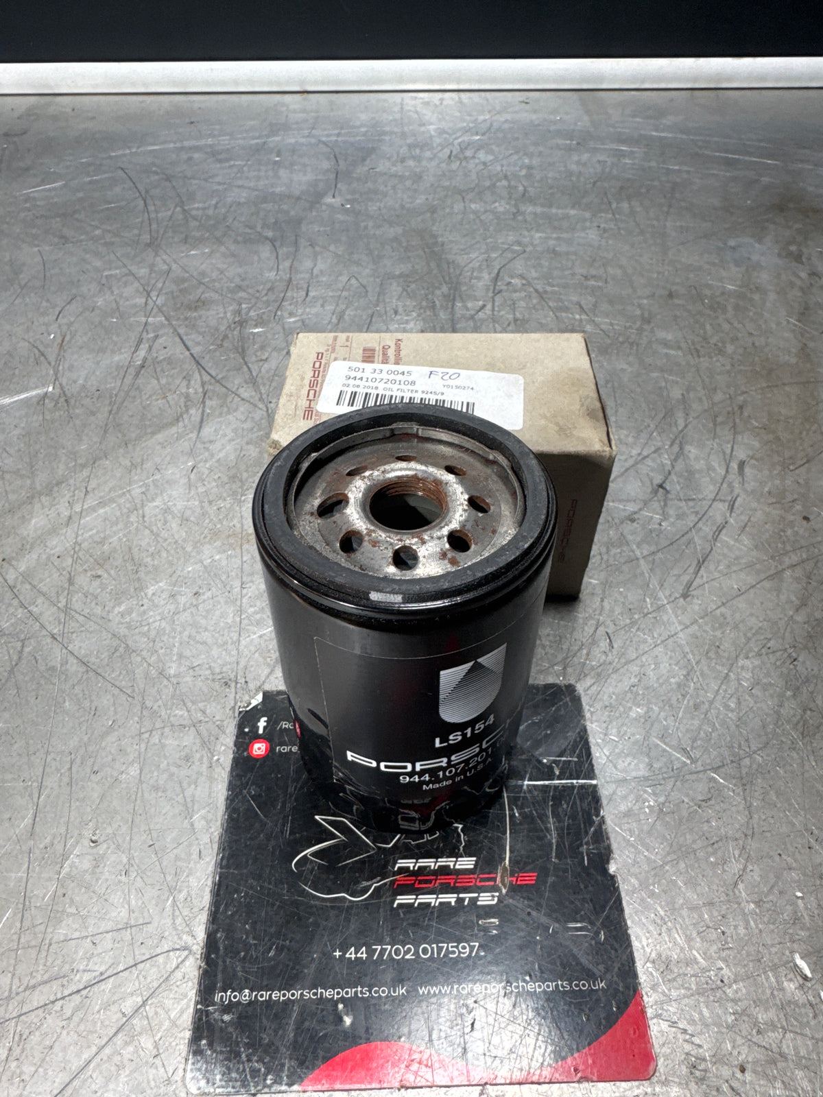 Porsche 944 Genuine Porsche Oil Filter. 94410720108. NOS