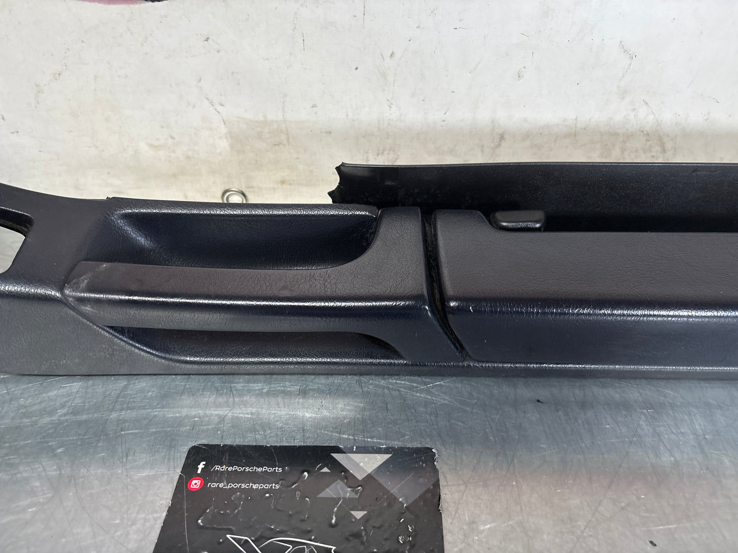 Porsche 928 marine blue door armrest, right, off side, 92855510203, used