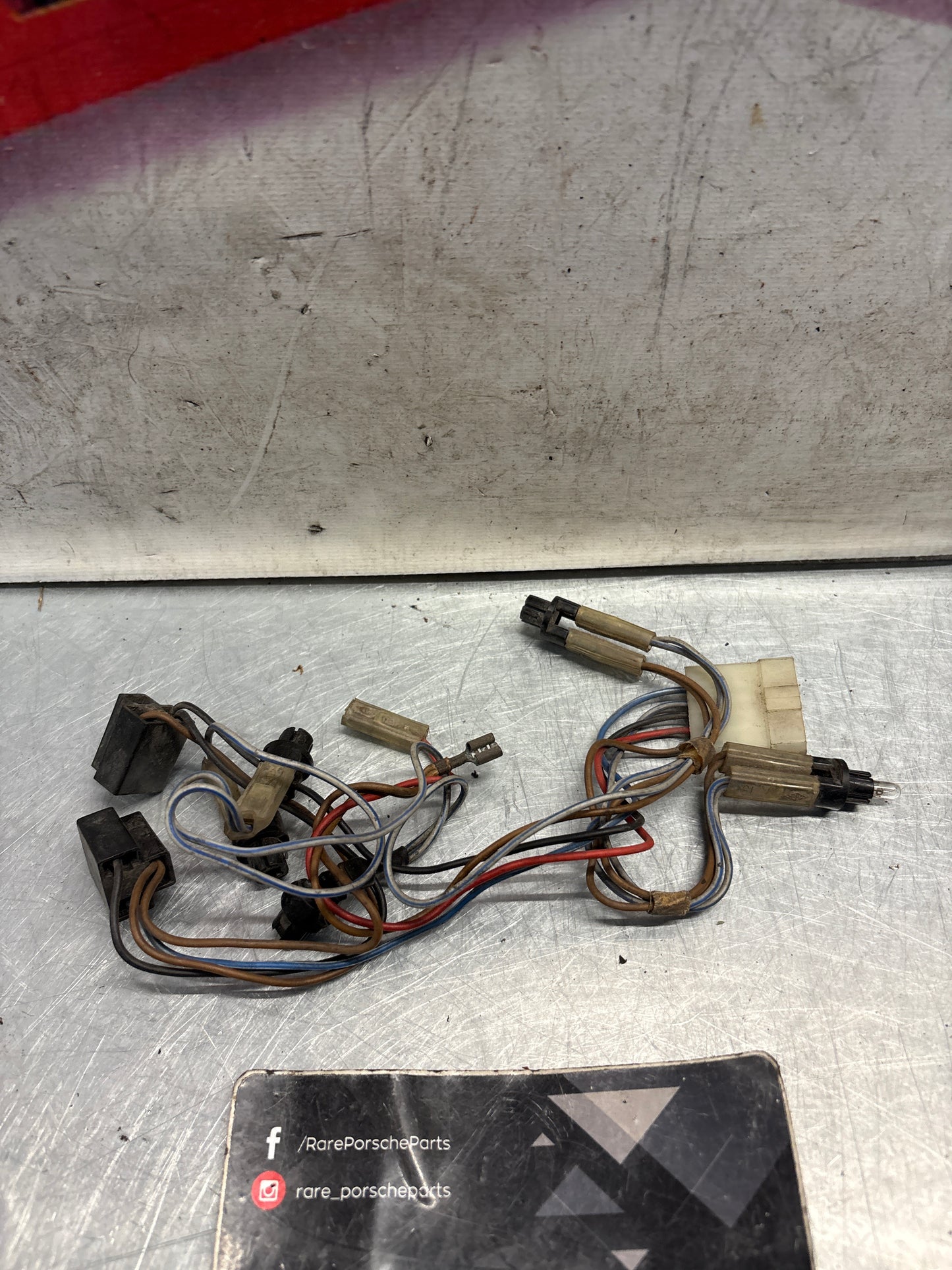 Porsche 924 76-79 instrument wiring harness, used 477971051