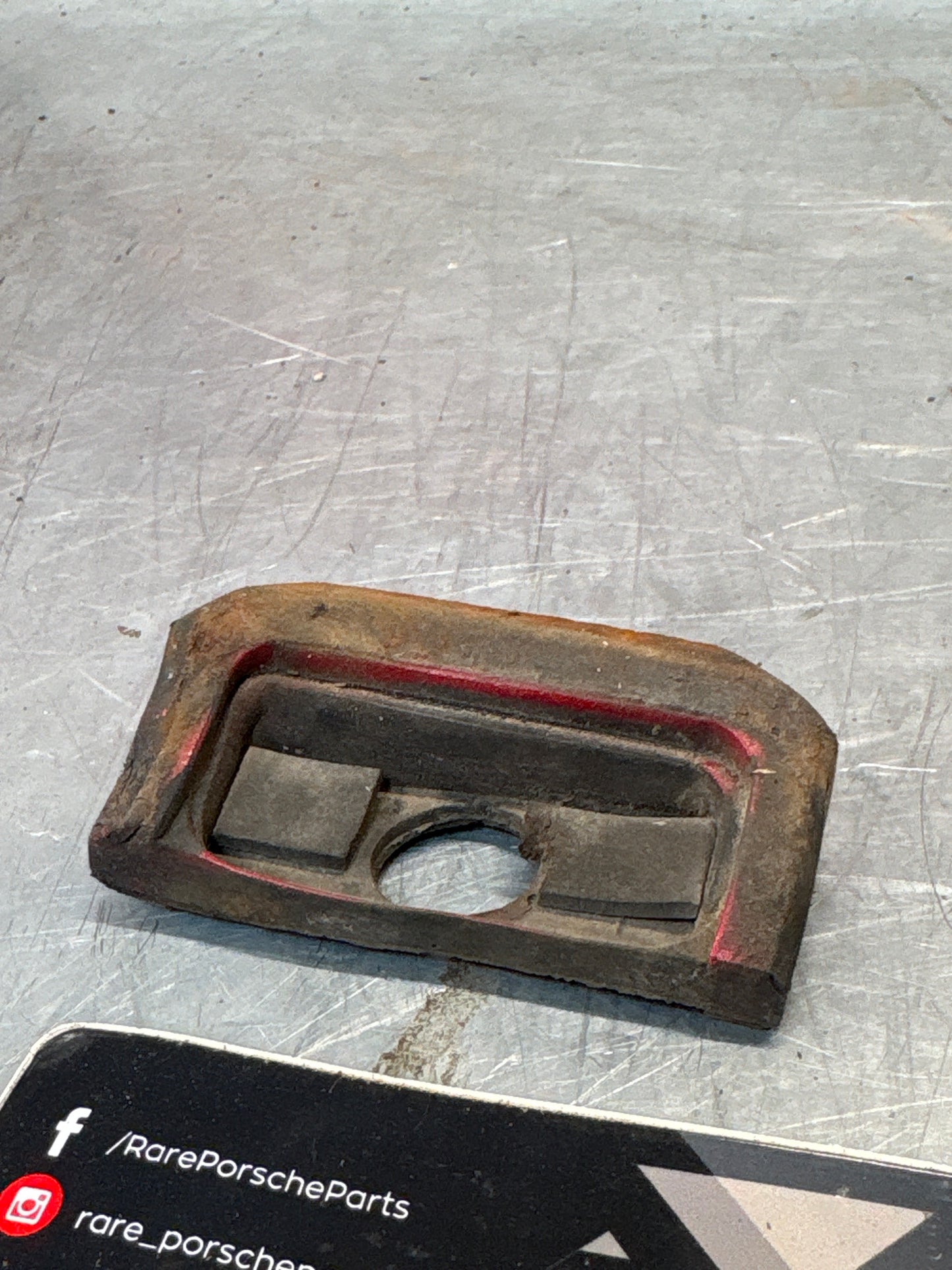 Porsche 924 rear hatch pin seal gasket rubber 477827365A left, used