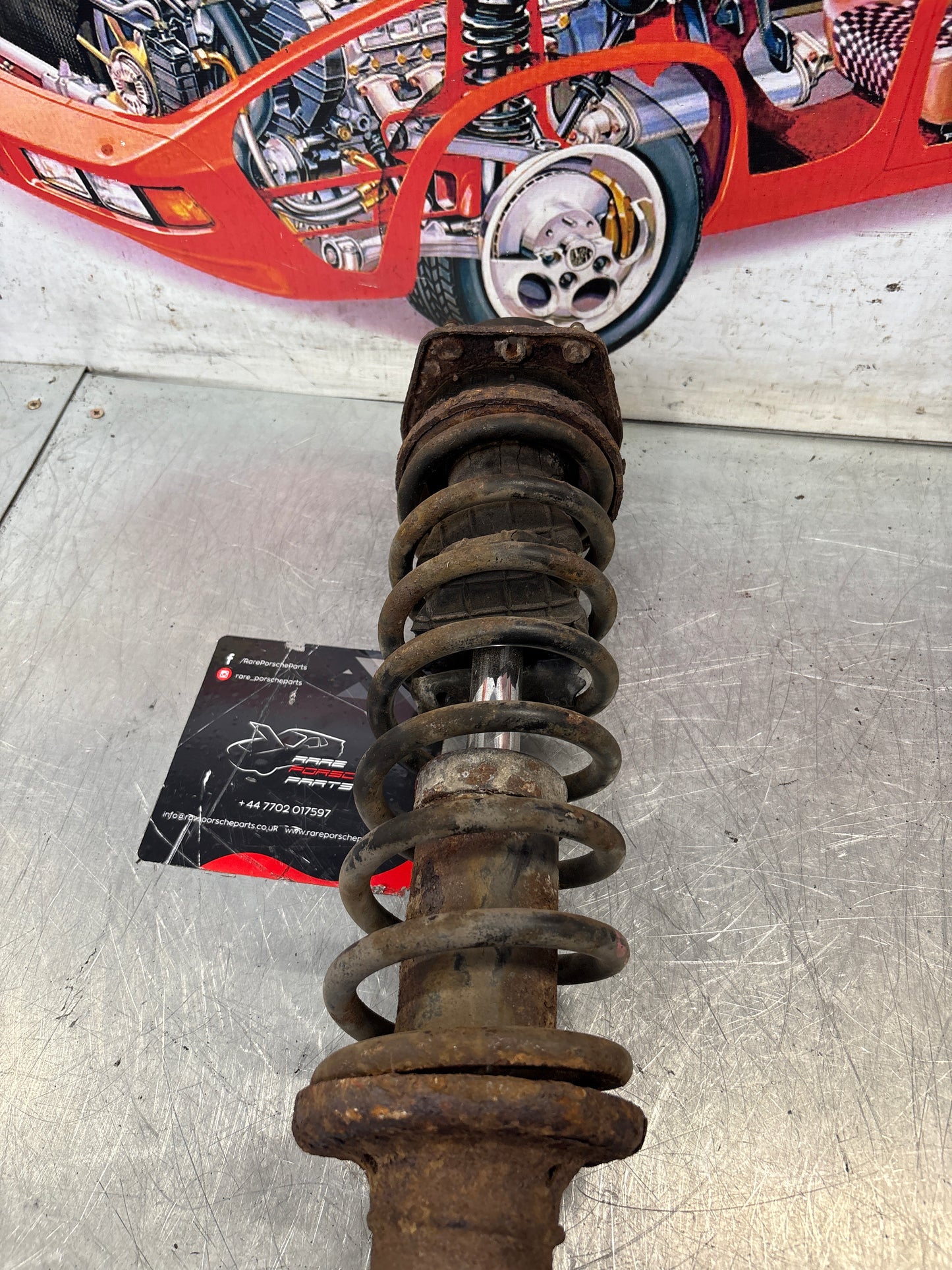 Porsche 944 S2 Right, Off Side suspension leg, 94434303219 used, used