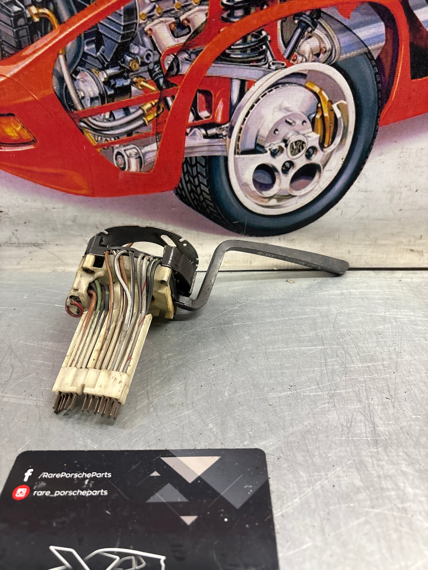 Porsche 924 early wiper stalk, used 113953503BC