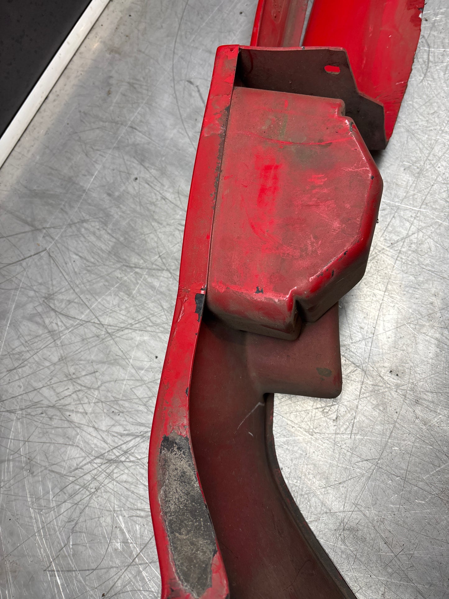 Porsche 944 USA Front spoiler, valance with fog light used 93150537101