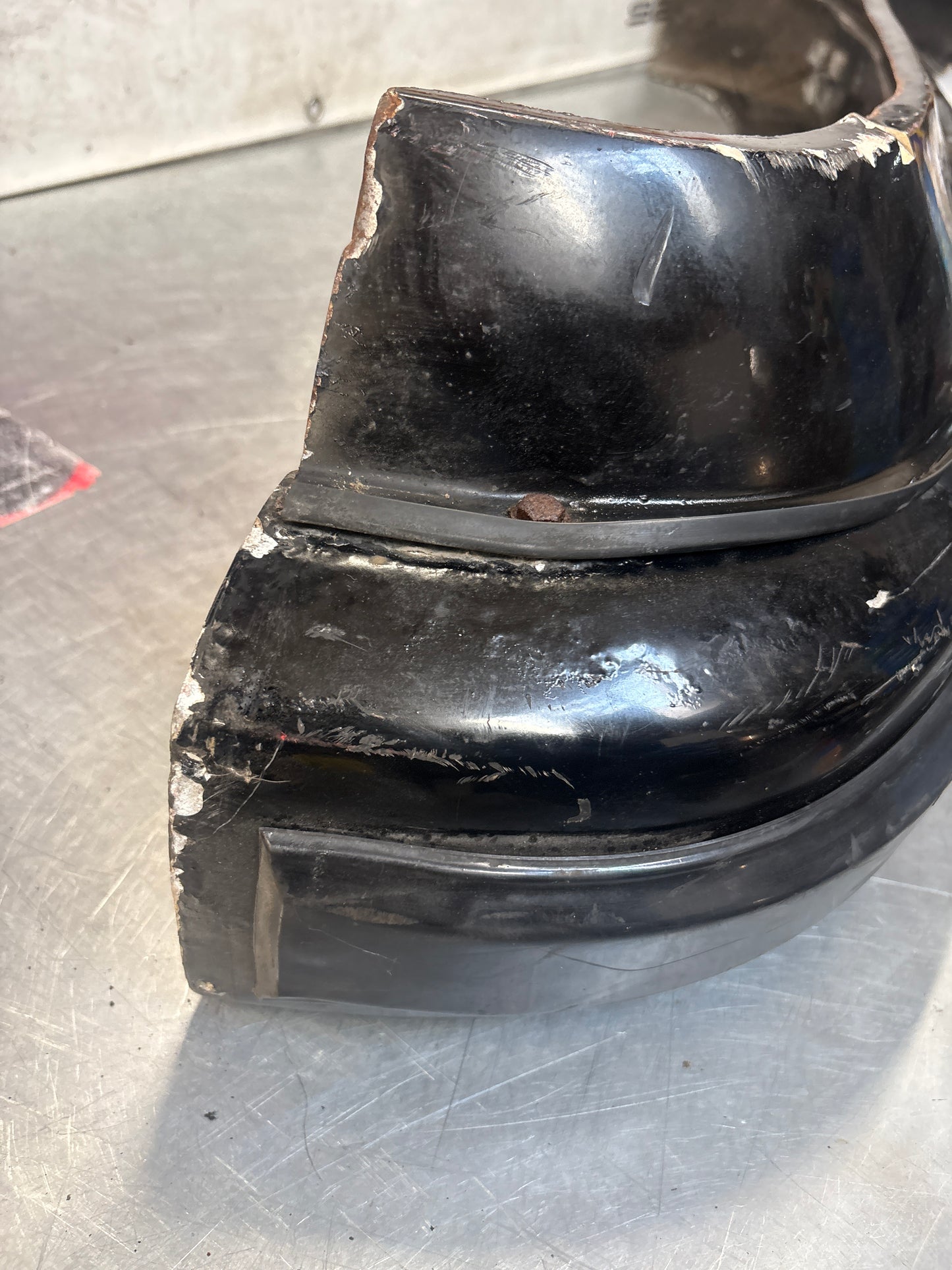 Porsche 911 930 rear bumper with skirt, used 93050511201