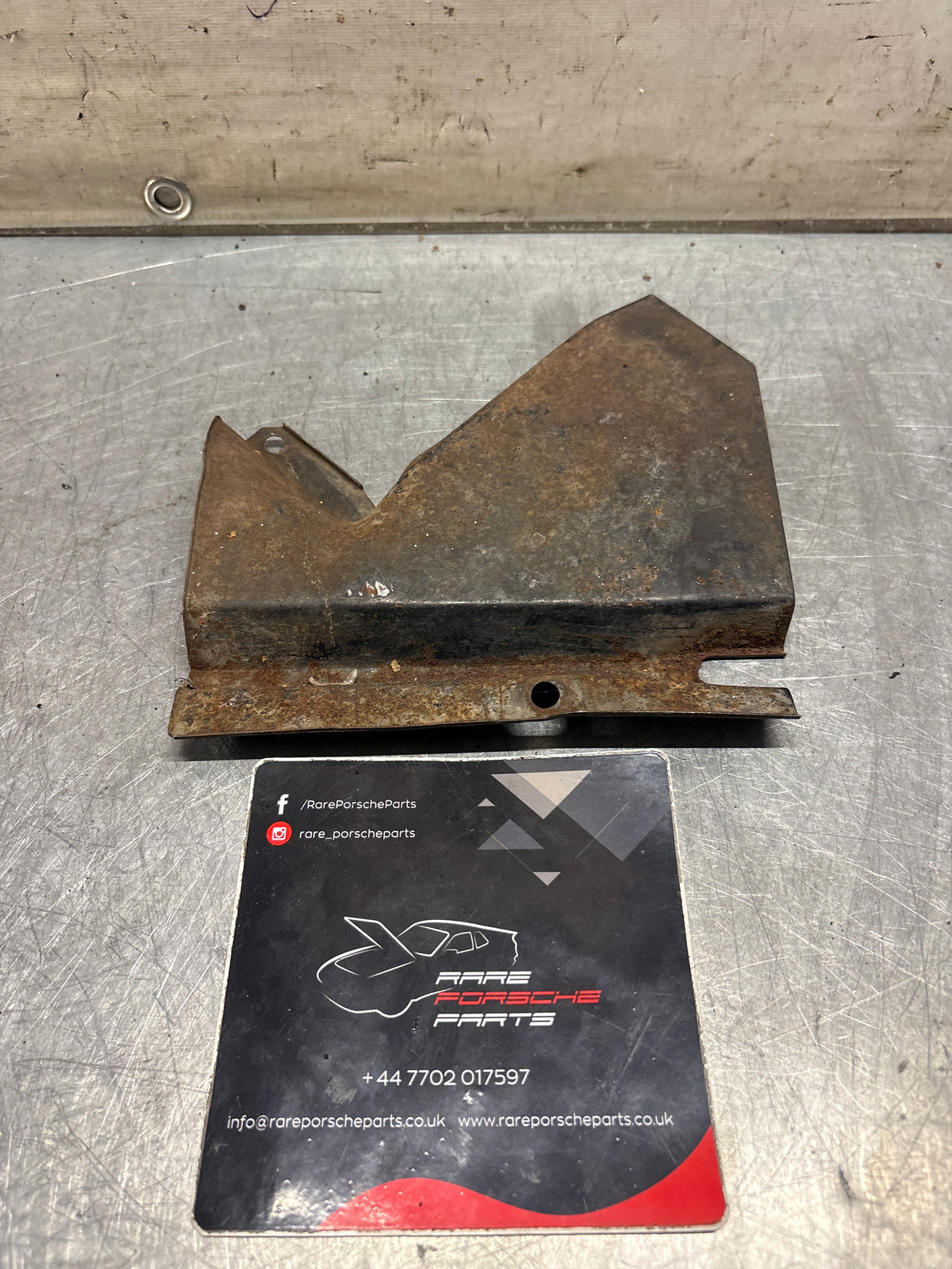 Porsche 914 engine cover air duct, used 022119355B