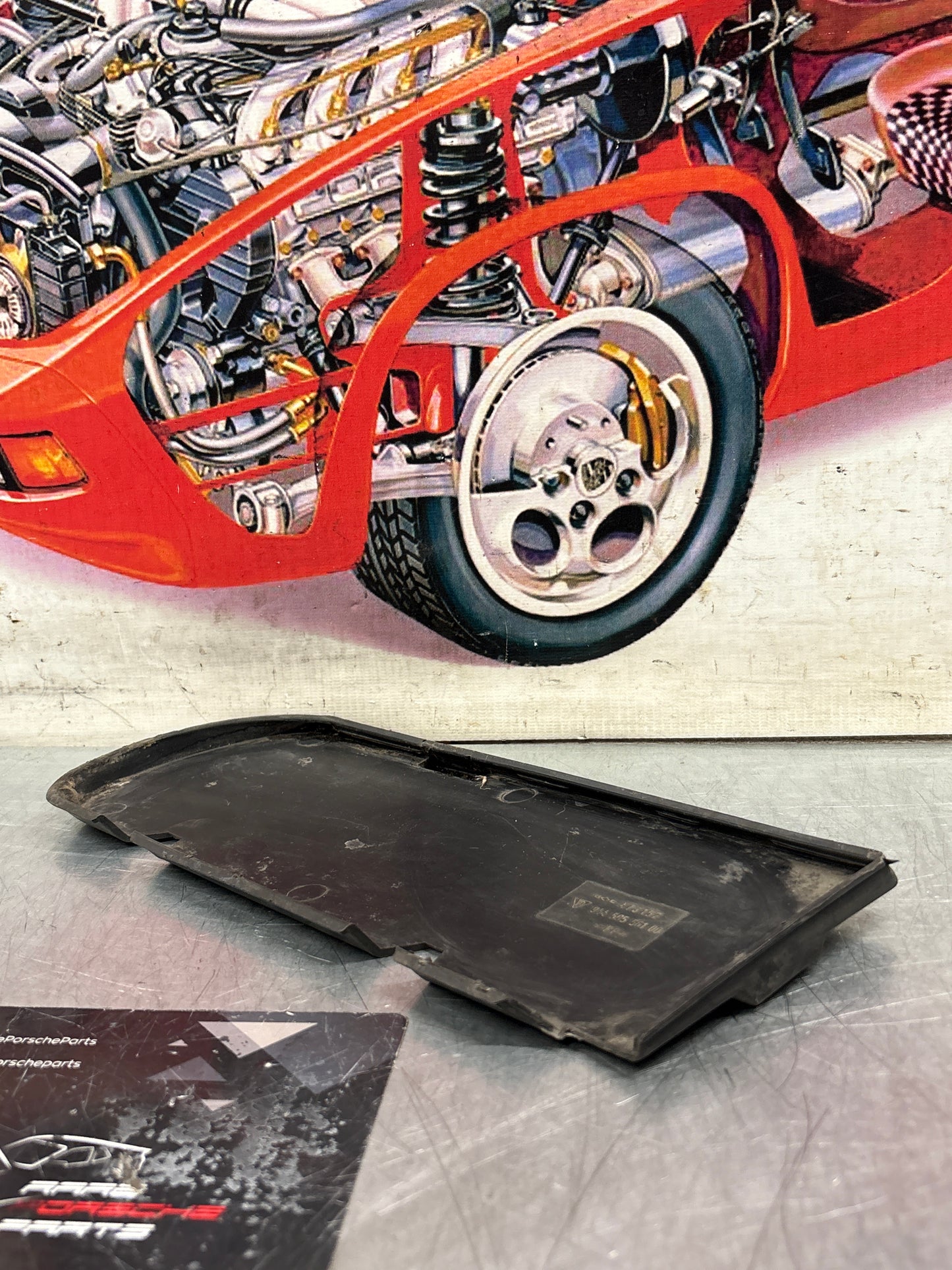 Porsche 968 front bumper cover, used 94450556100