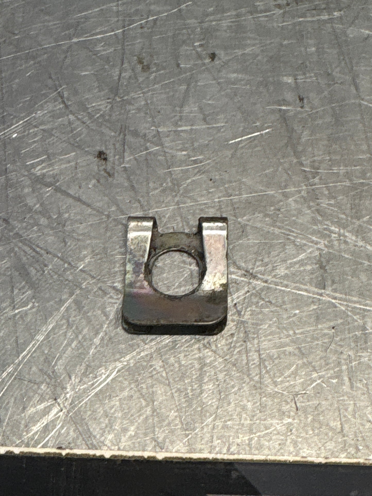 Porsche 928 reatining plate, used 99916603402