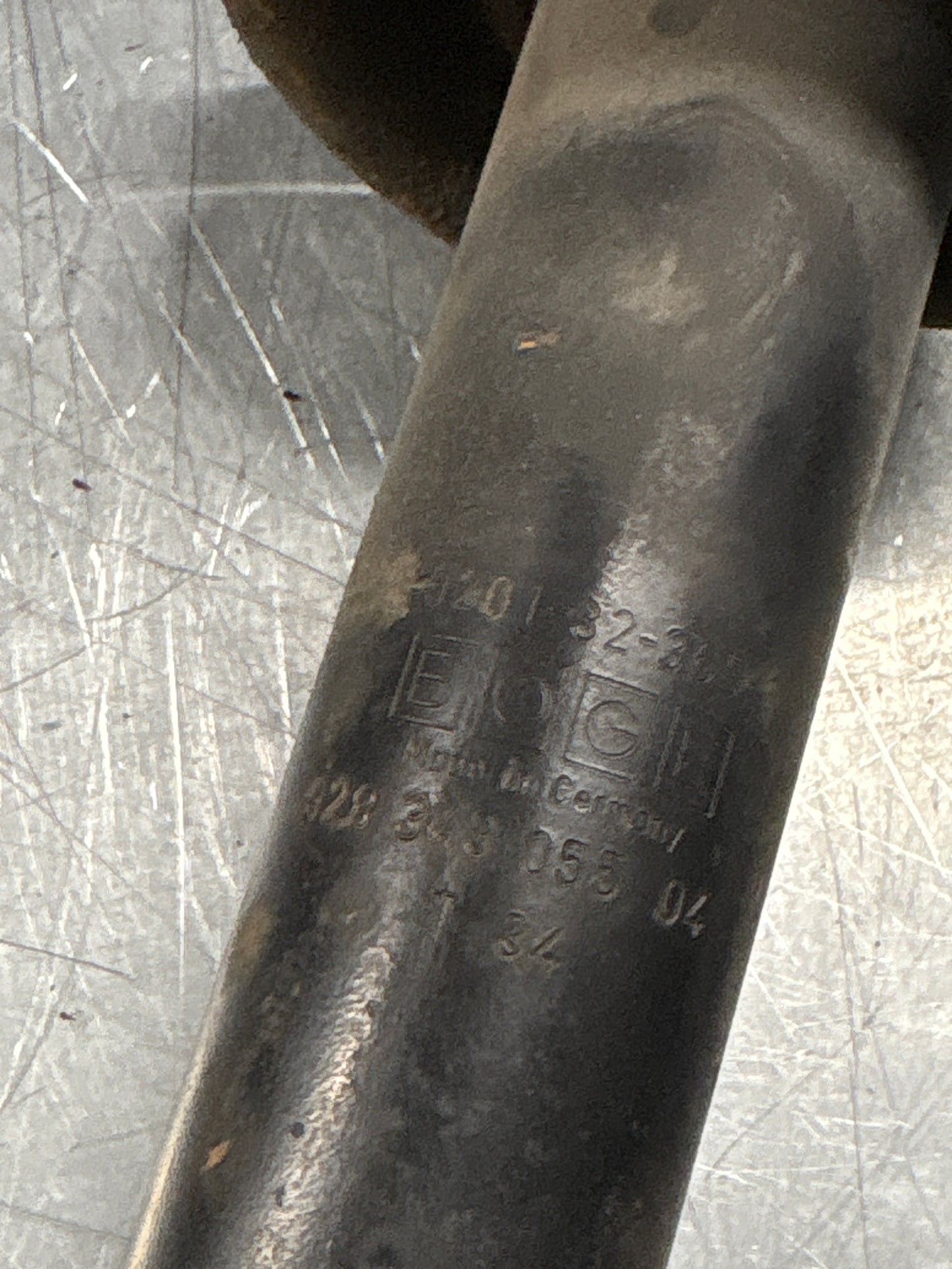 Porsche 928 front shock absorber, used 92834305504