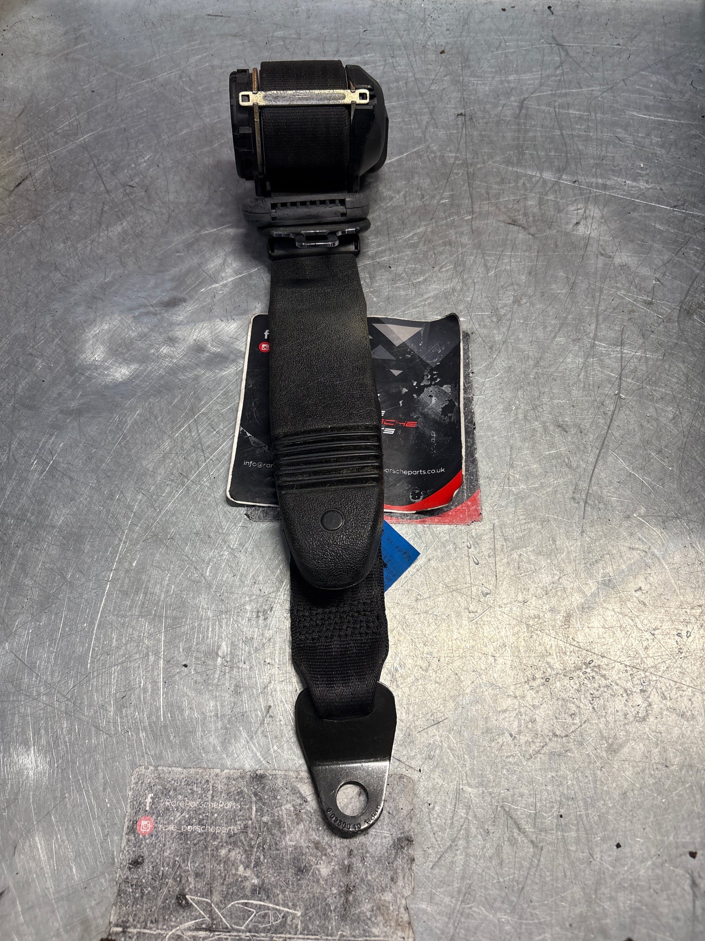 Porsche 968 / 944 S2 Cabriolet front left seatbelt, used 94180303313