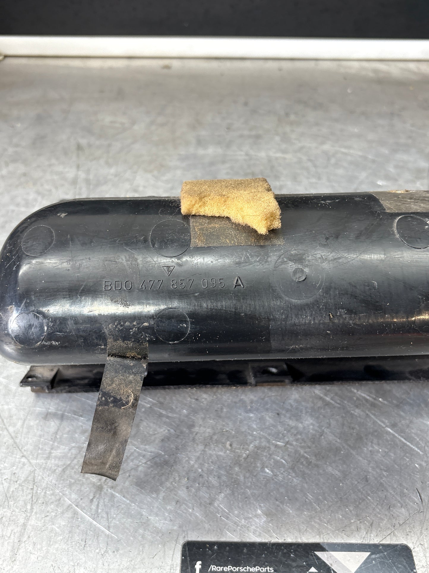 Porsche 924 glovebox with brown door, used 477857095A