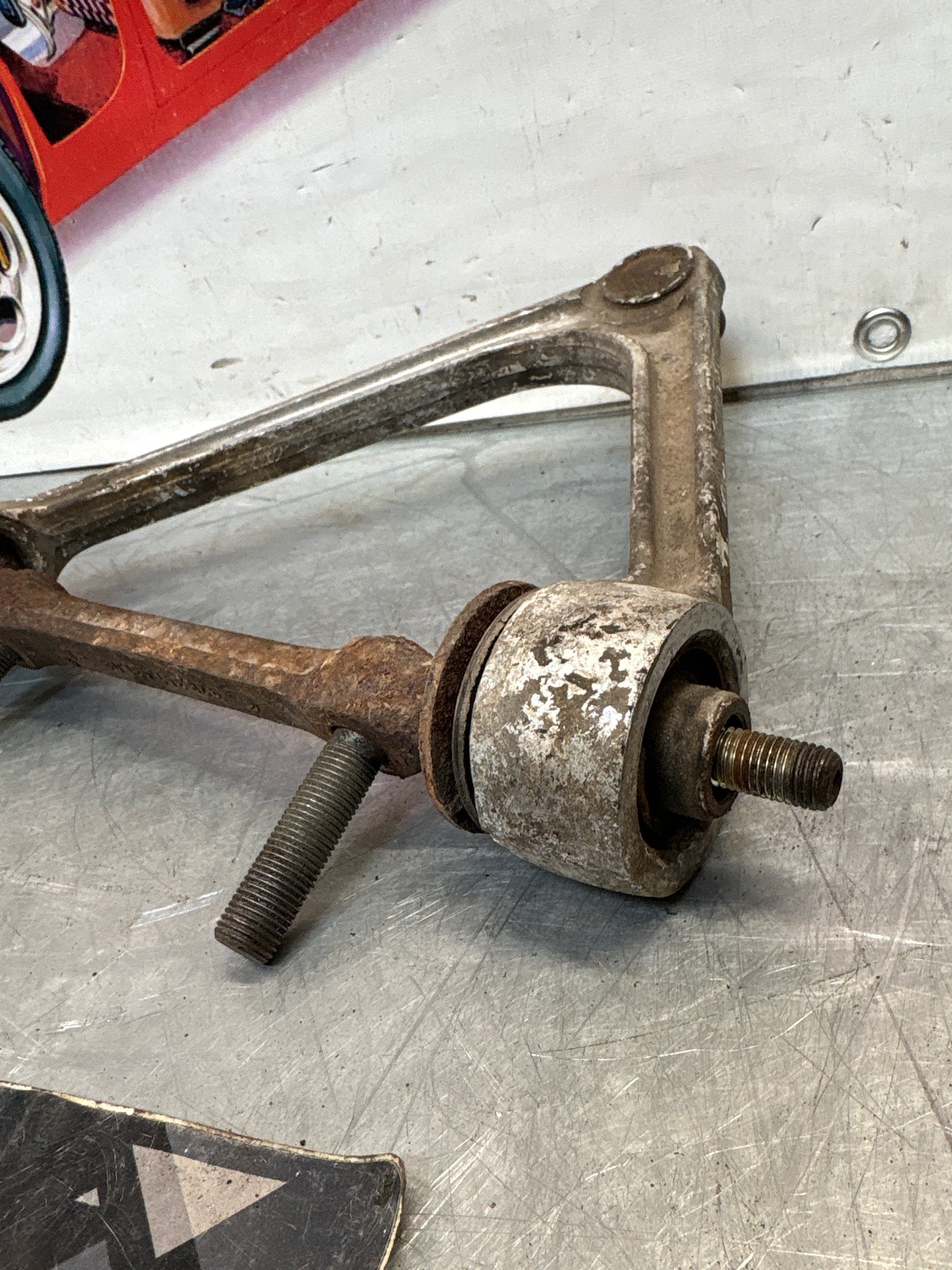 Porsche 928 S4 Upper front right wishbone, used 92834103231